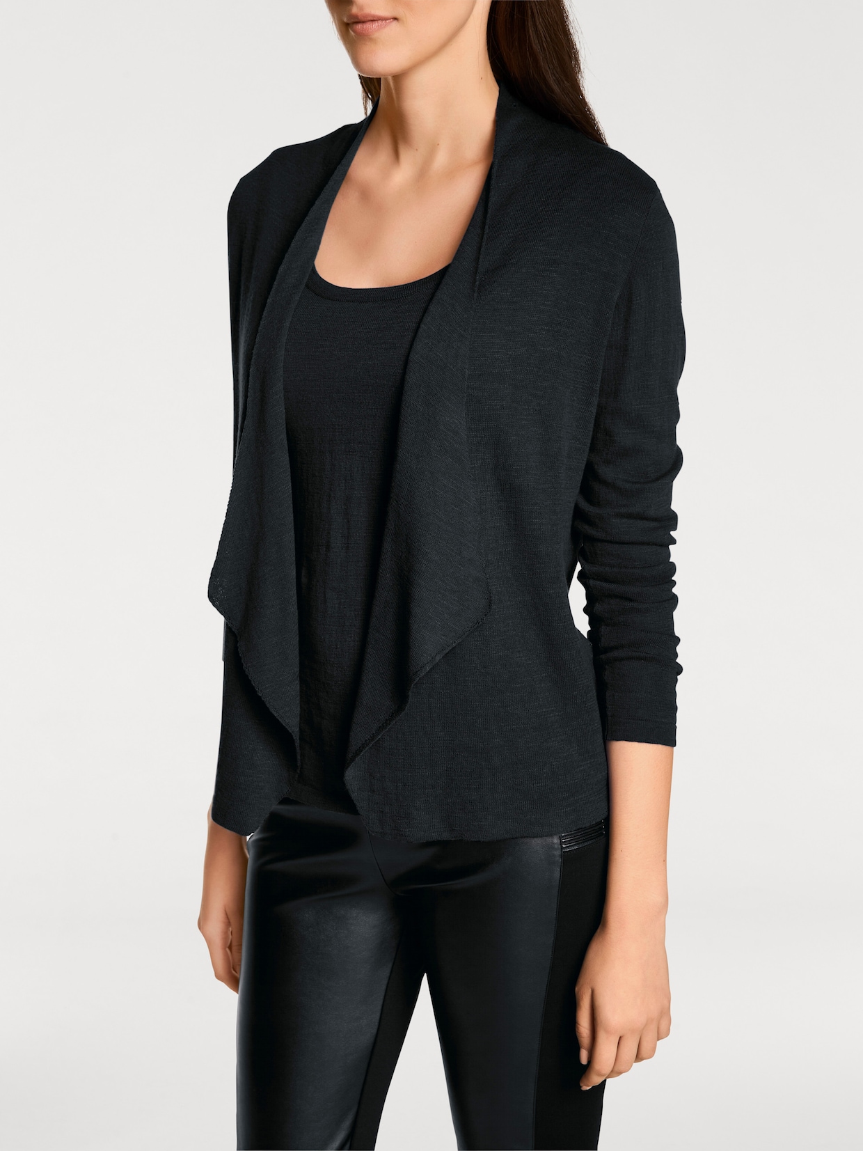 heine Twinset en tricot - noir