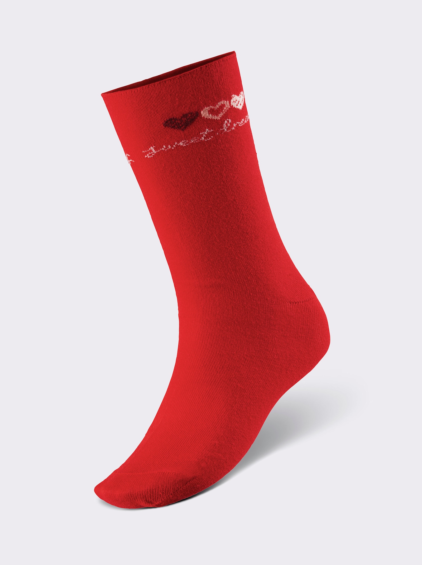 wäschepur Damen-Socken - rot