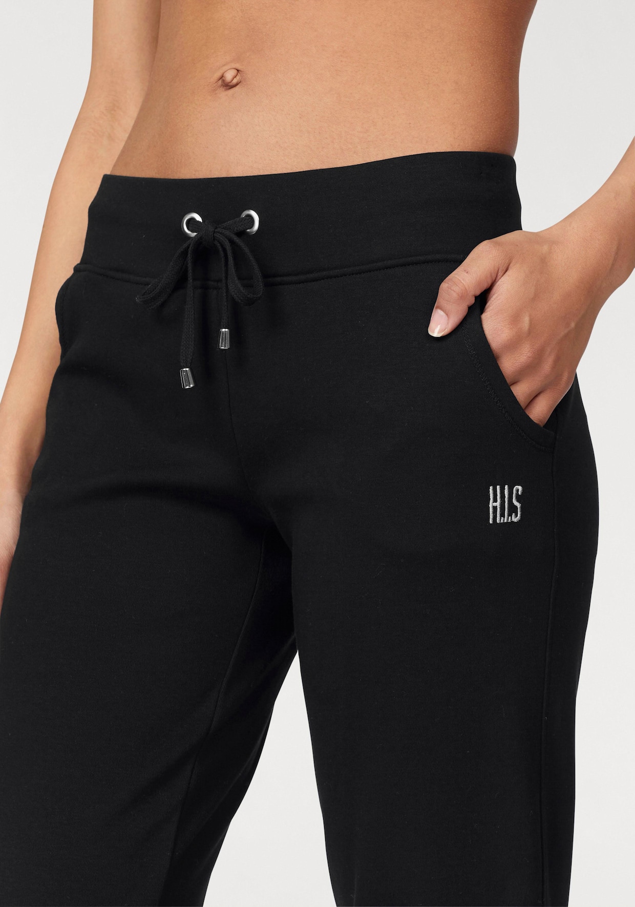 H.I.S Pantalon détente - noir