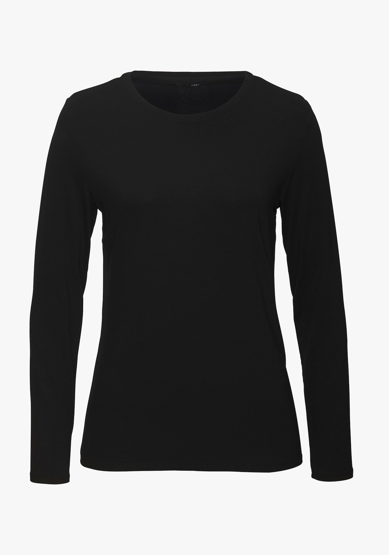 LASCANA Langarmshirt - schwarz