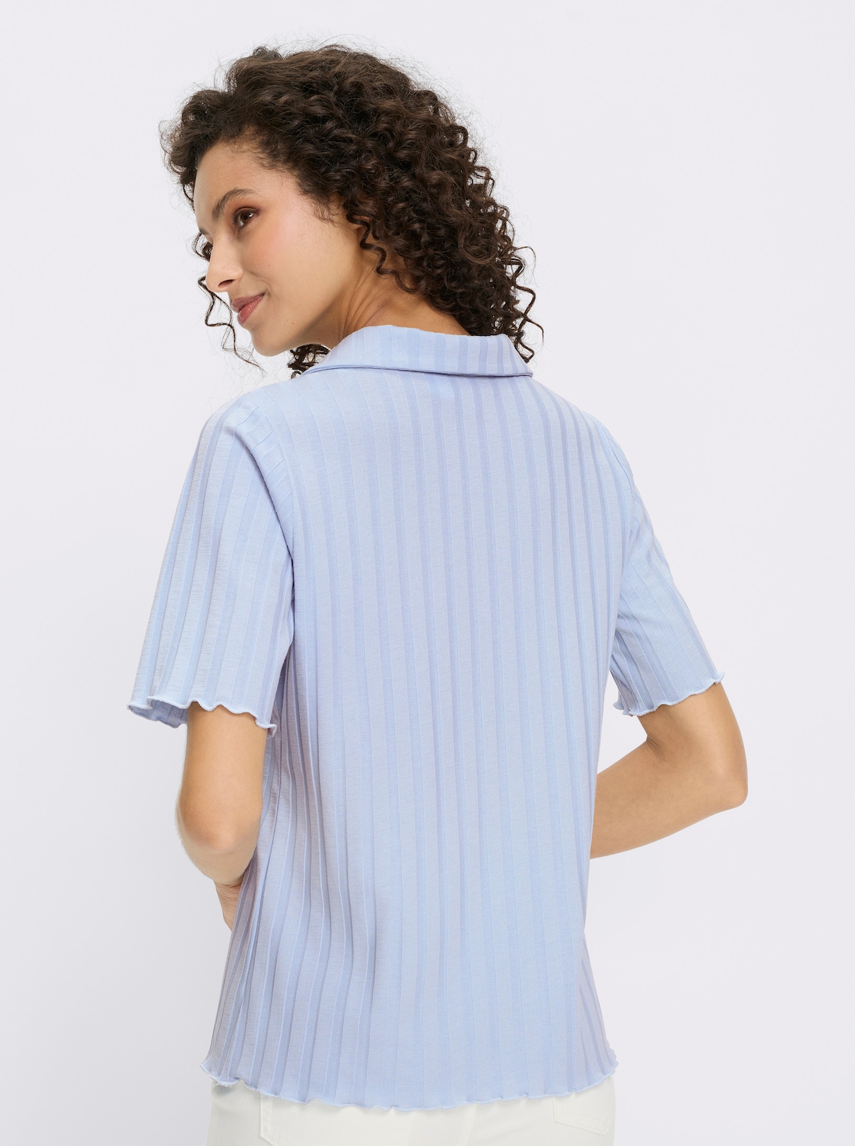 heine Kurzarmshirt - hellblau