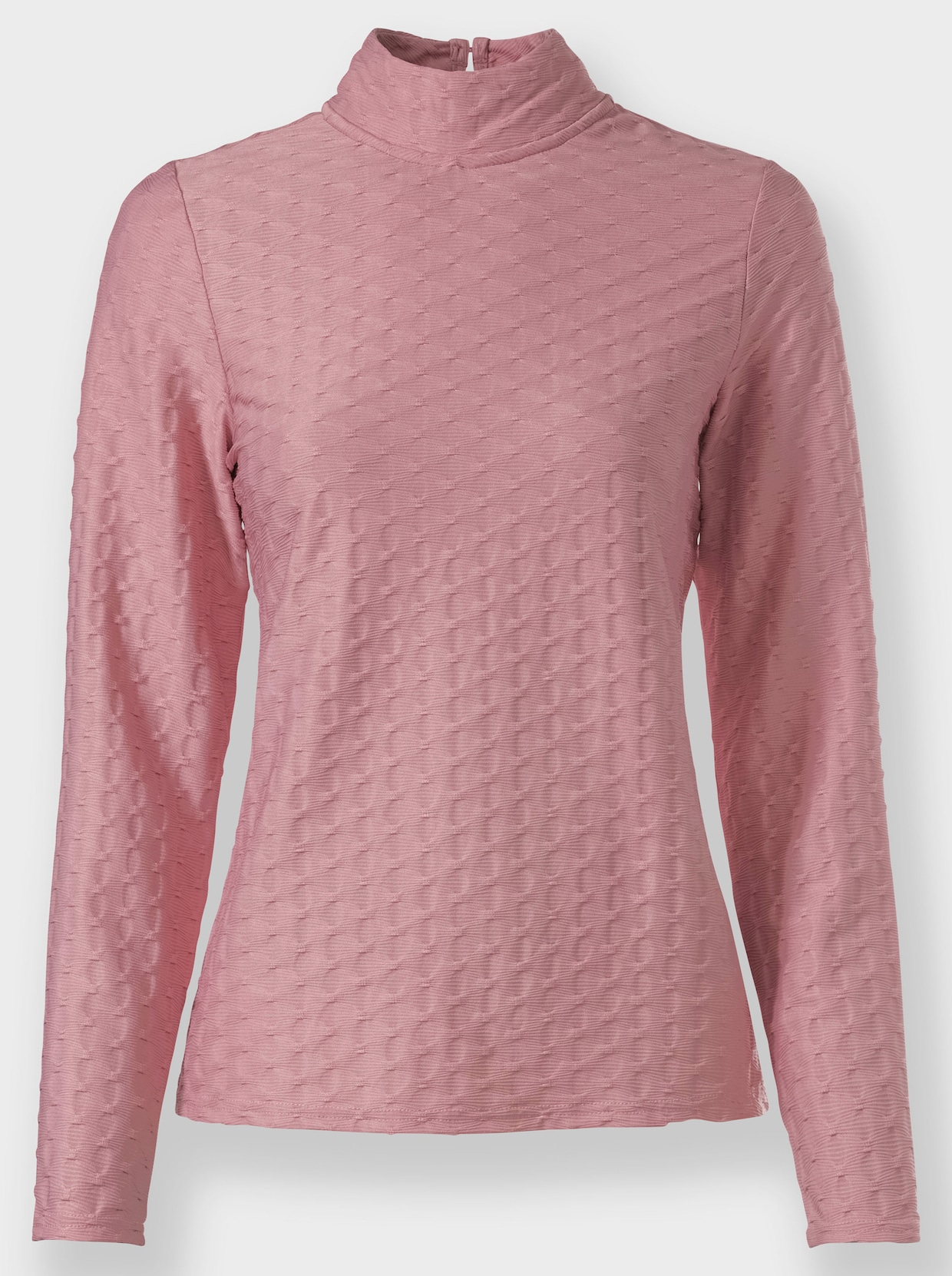 Stehkragenshirt - hortensie