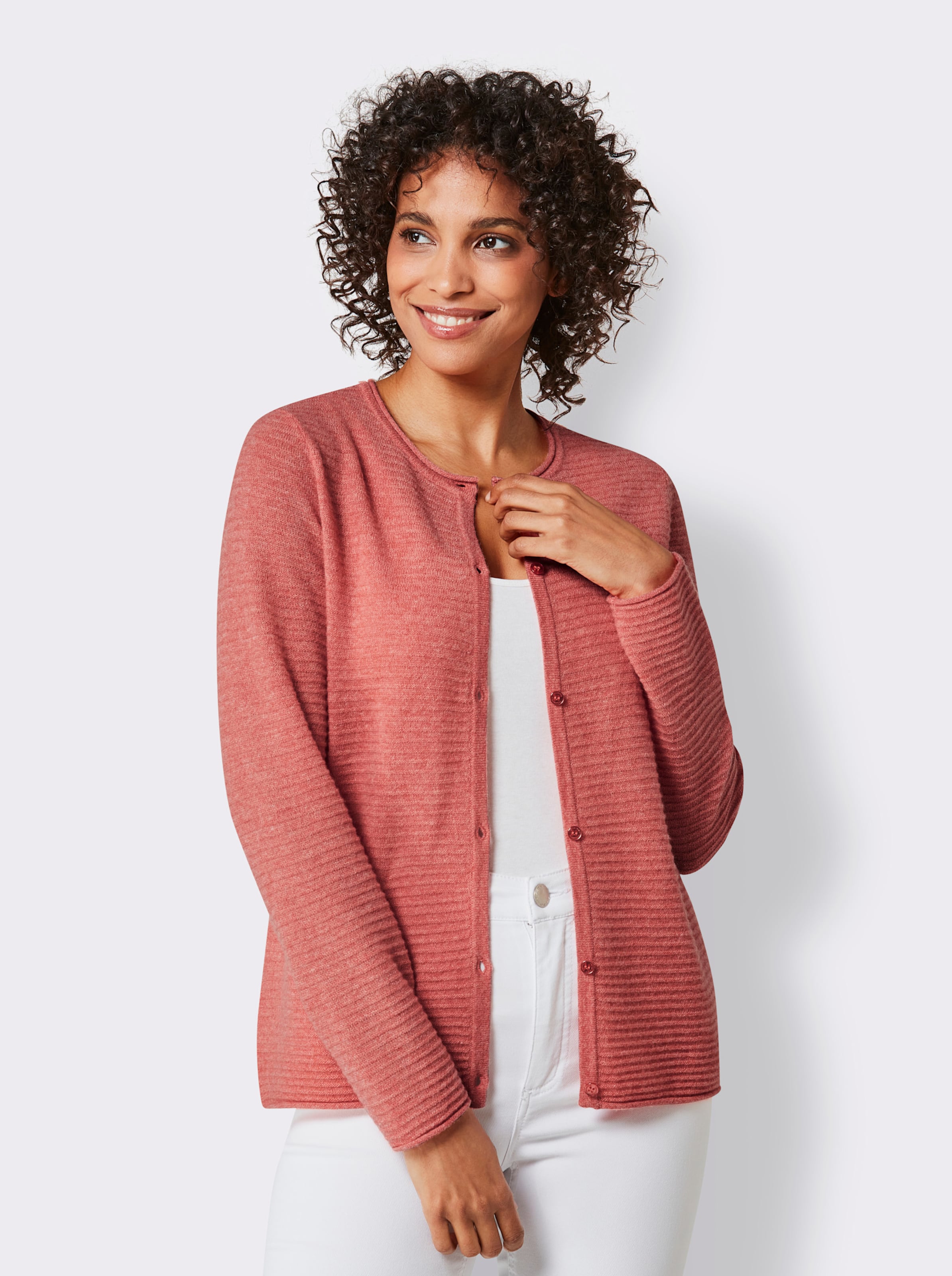 Dames vest Piz Grisch Vest Ortovox Koraal - Schapenwolproducten