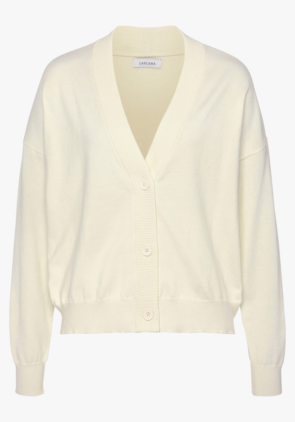 LASCANA Strickjacke - cream