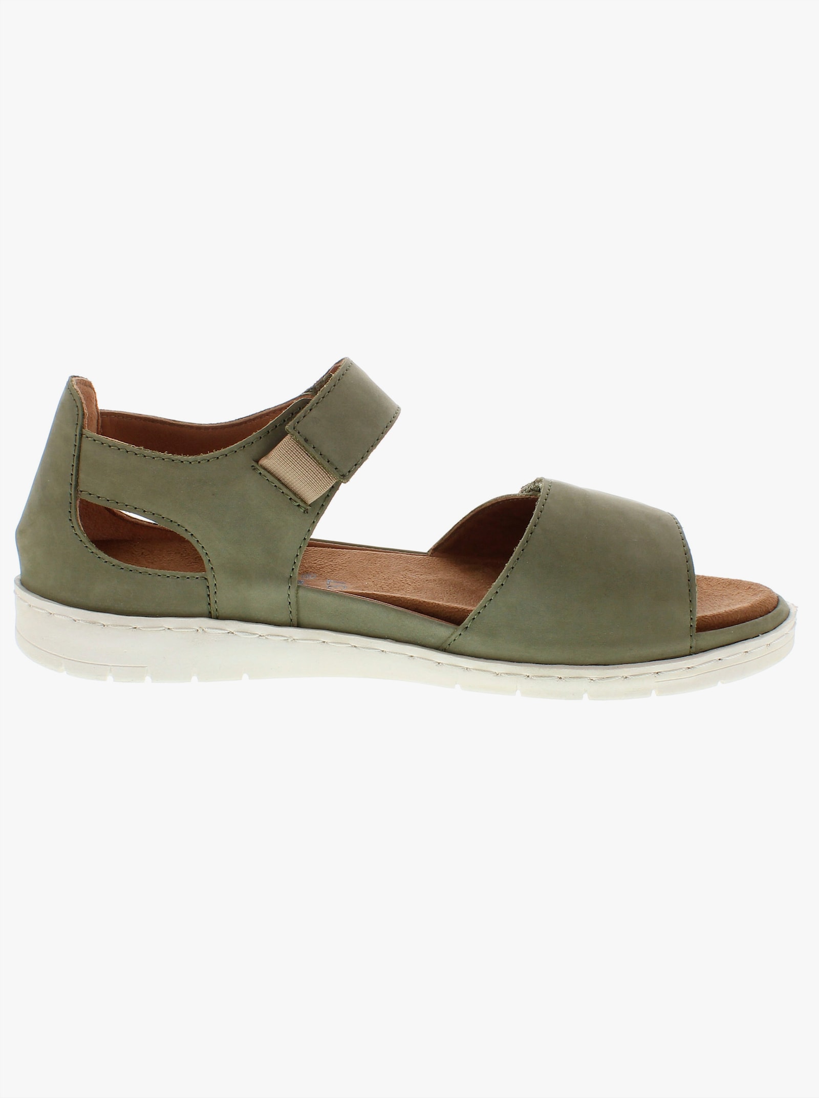 Reflexan Sandalette aus Nubukleder - schilf