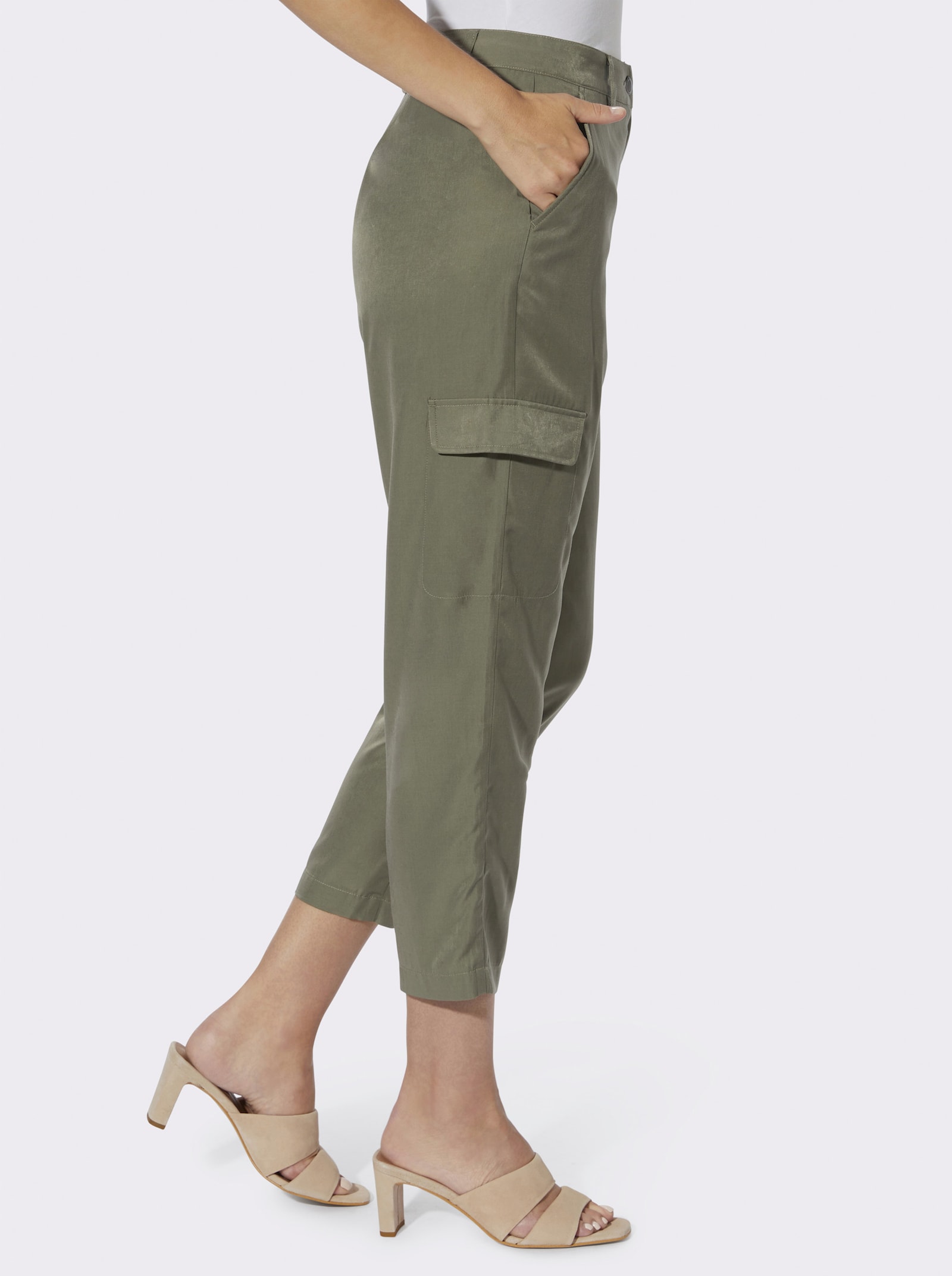 heine Cargohose in 7/8-Lnge - khaki