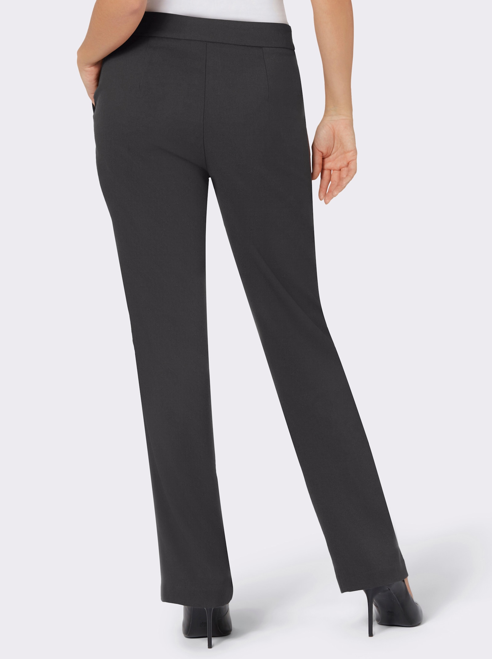 Hose mit Rautenmuster - graphit