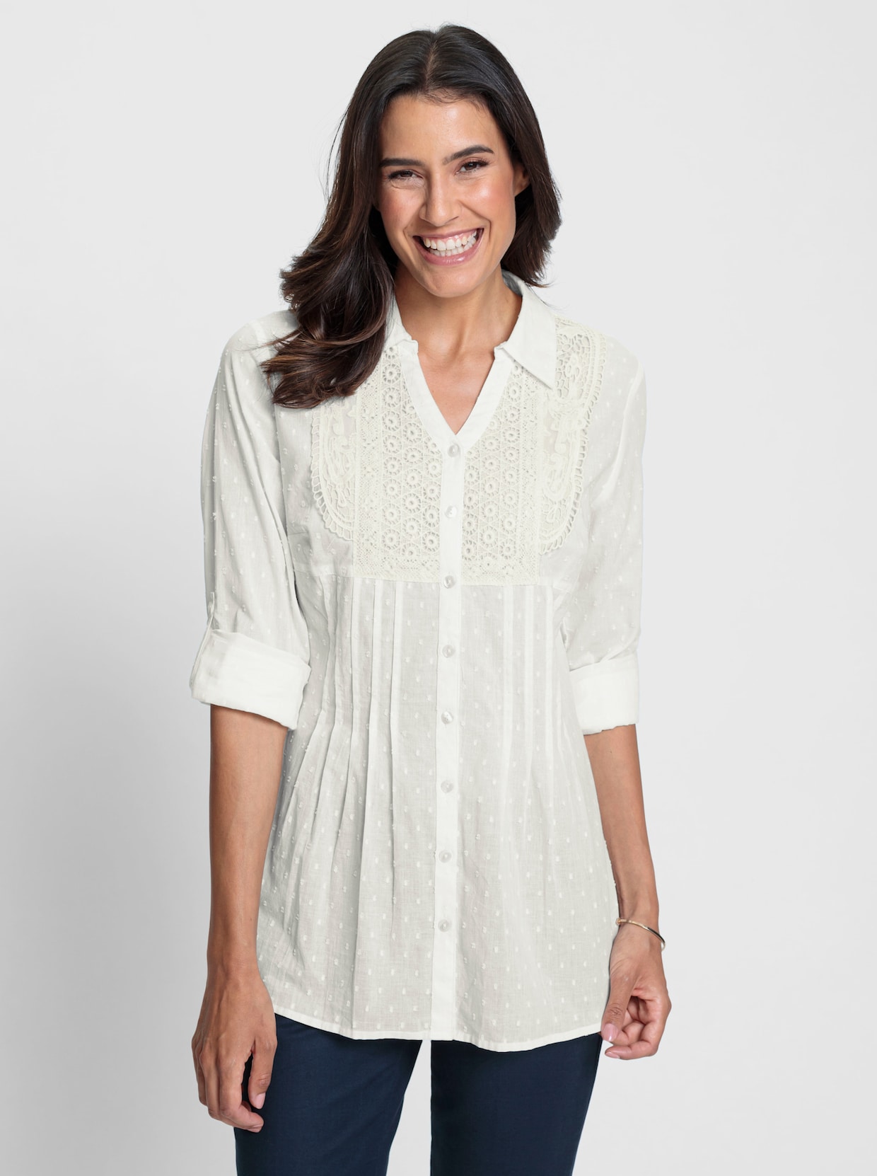 Kanten blouse - wit