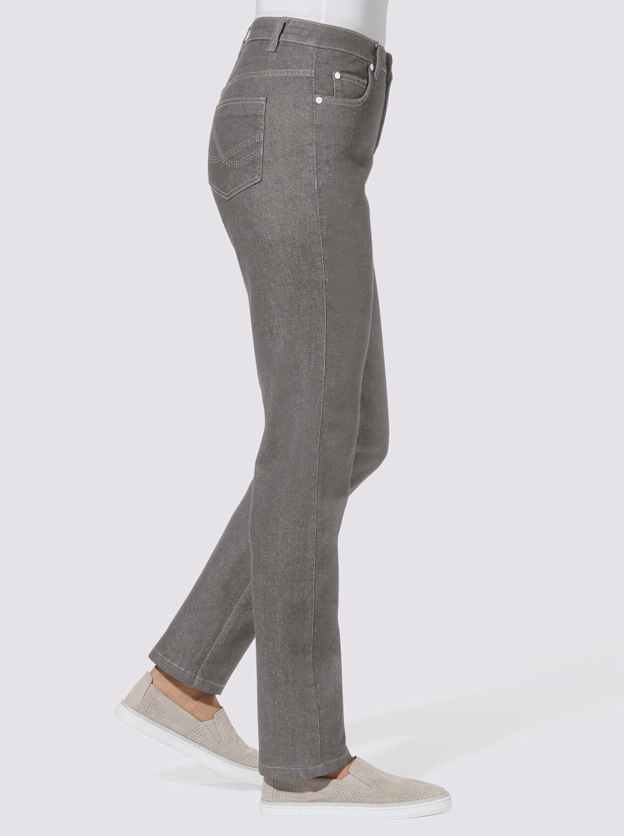 5-Pocket-Jeans - grau