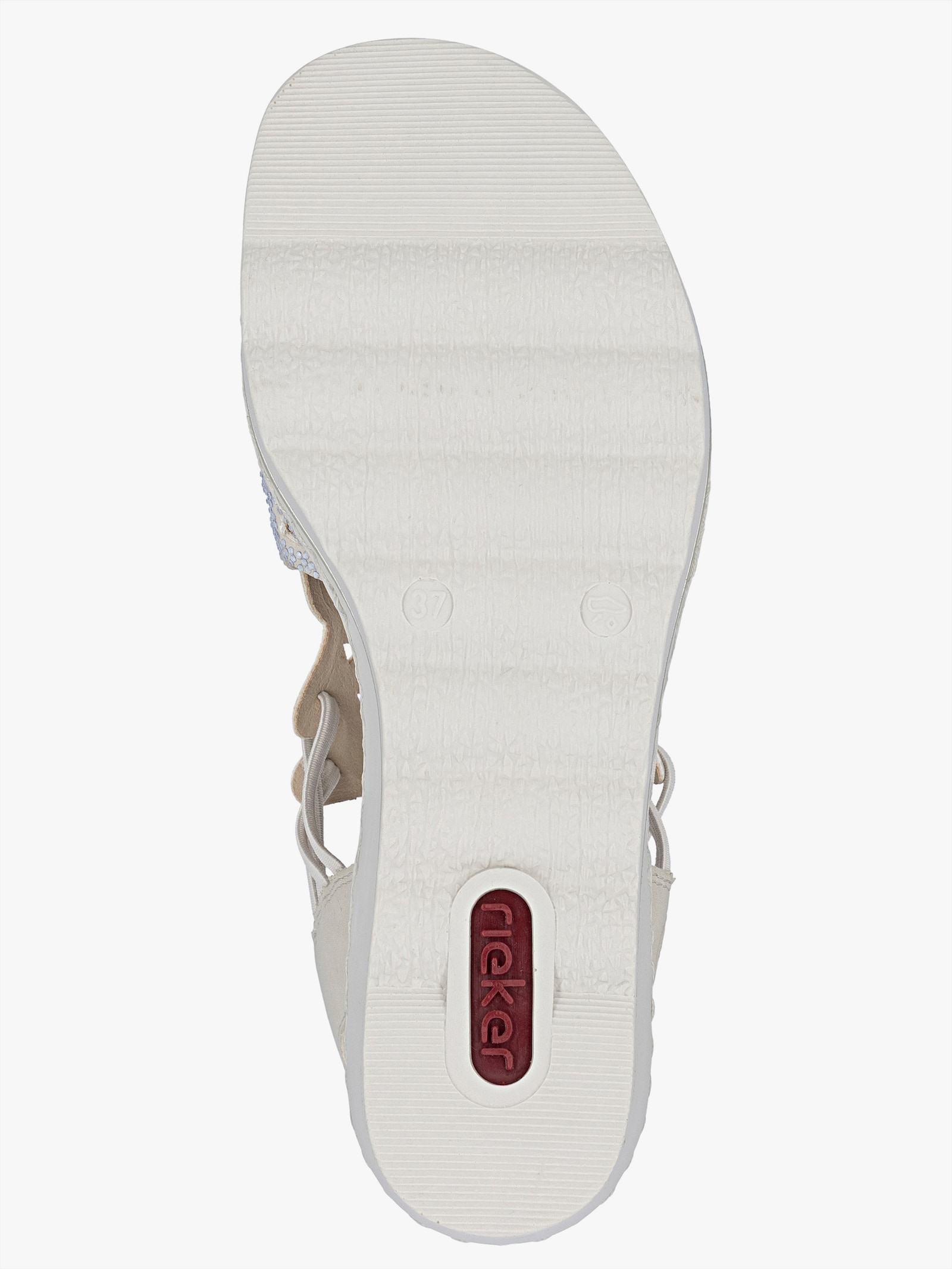 Rieker Sandalette mit Polsterung - ecru