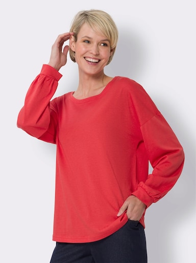 Freizeitshirt mit weiten Ärmeln - hummer