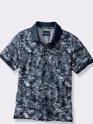 Catamaran Kurzarmshirt - dunkelblau-weiß-gemustert