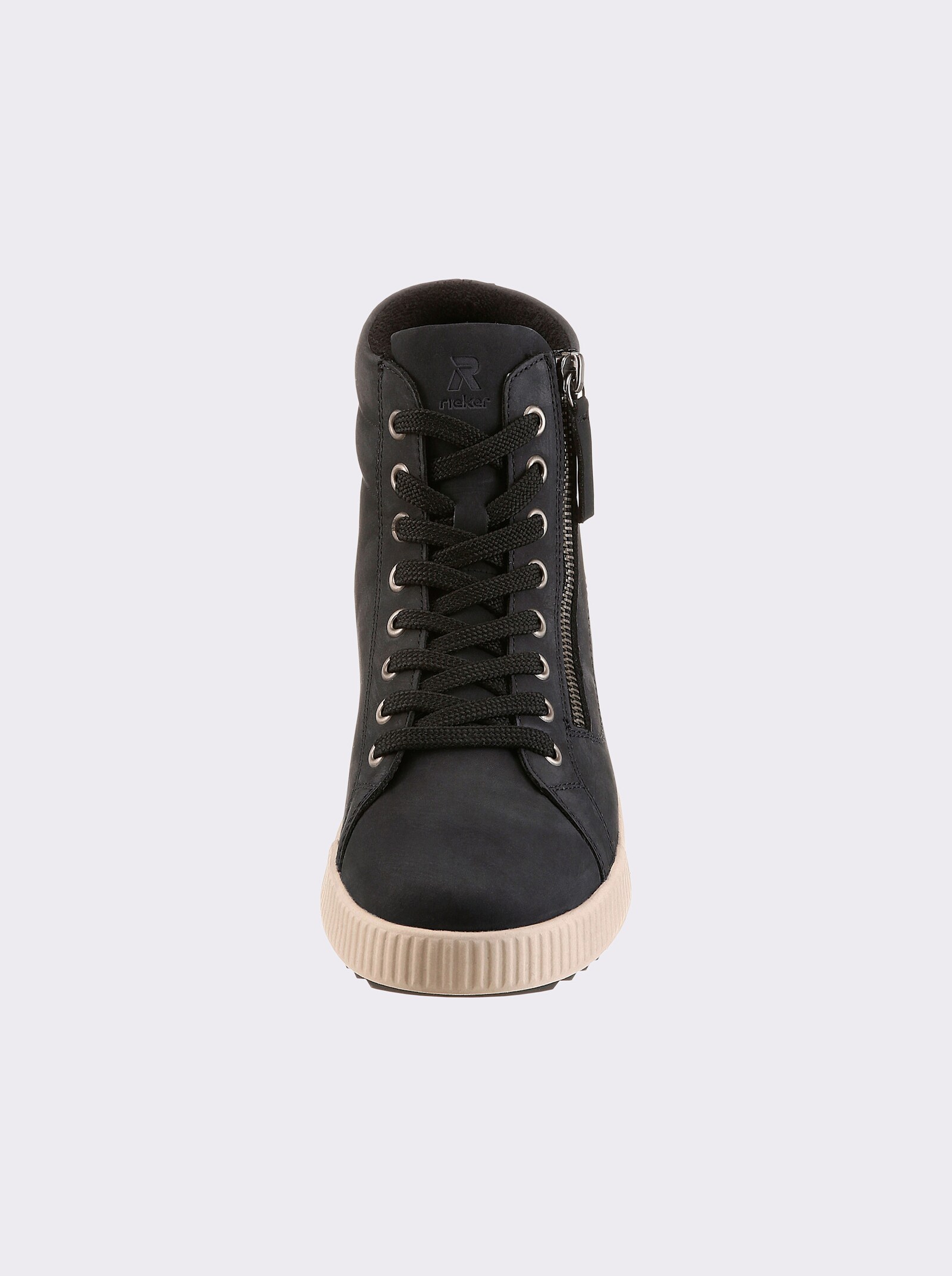 Rieker Stiefelette aus Glattleder - dunkelblau