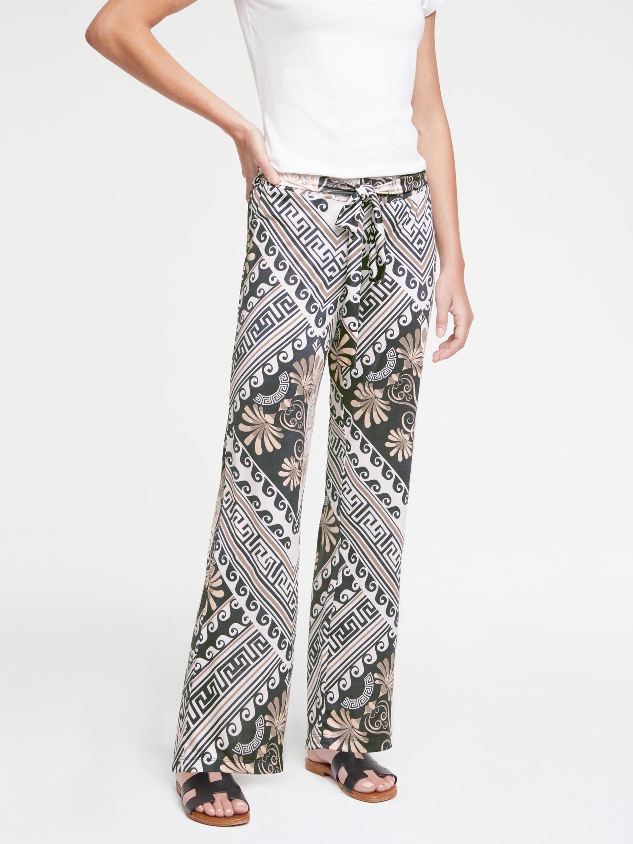 Broek met print