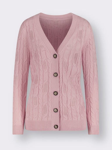 Strickjacke - rosé