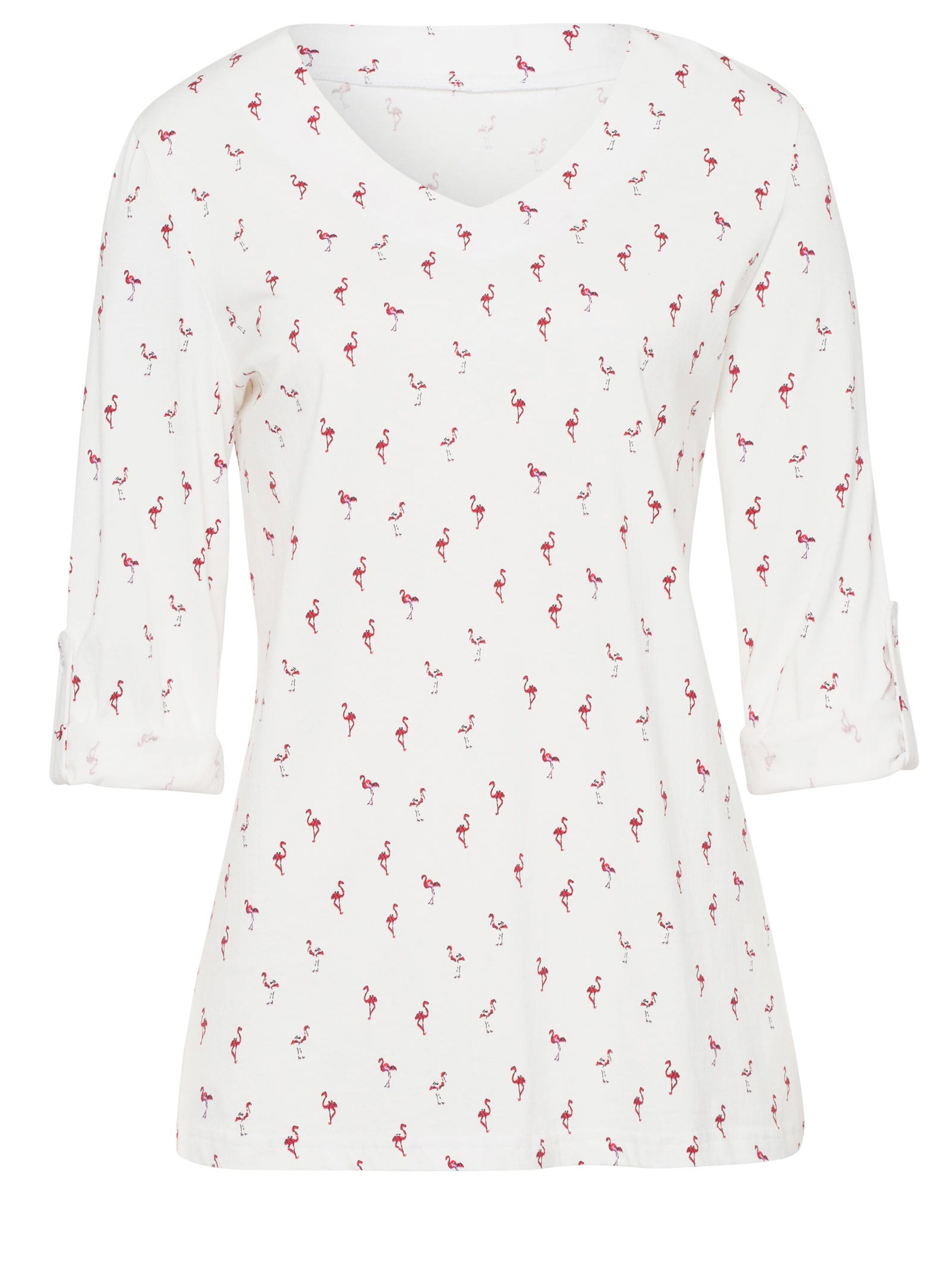 Shirt - weiß-gemustert