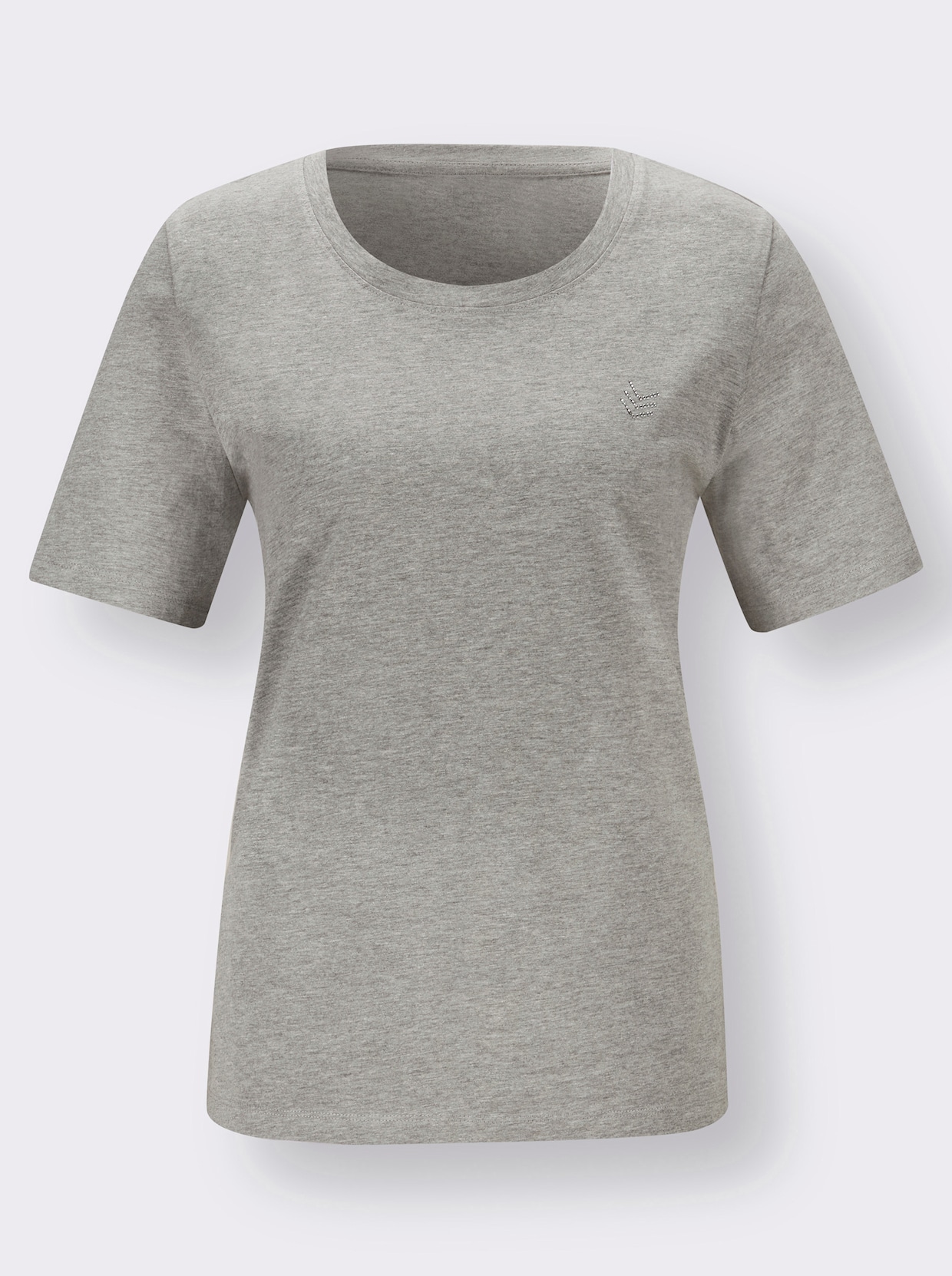 Shirts - graphit-meliert + grau-meliert