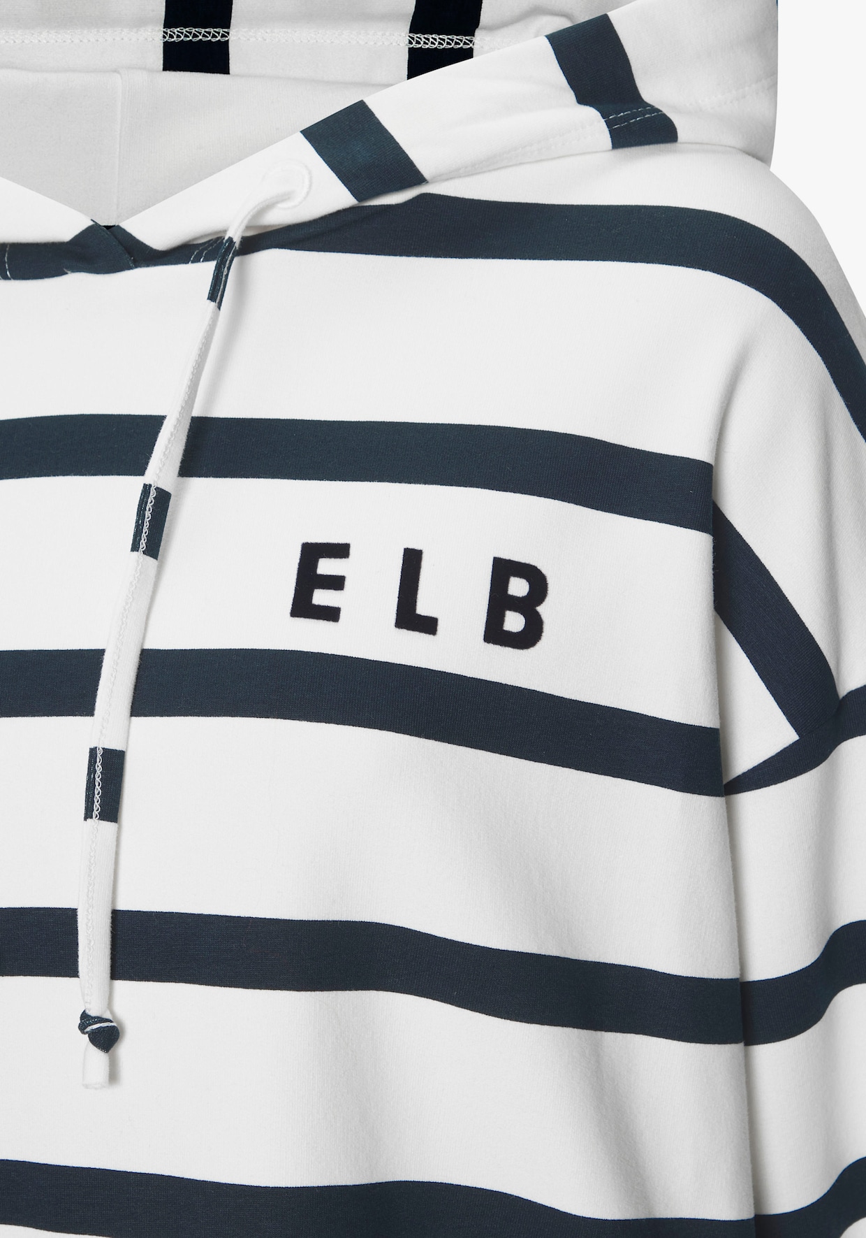 Elbsand Sweatshirt met capuchon - wit/marine
