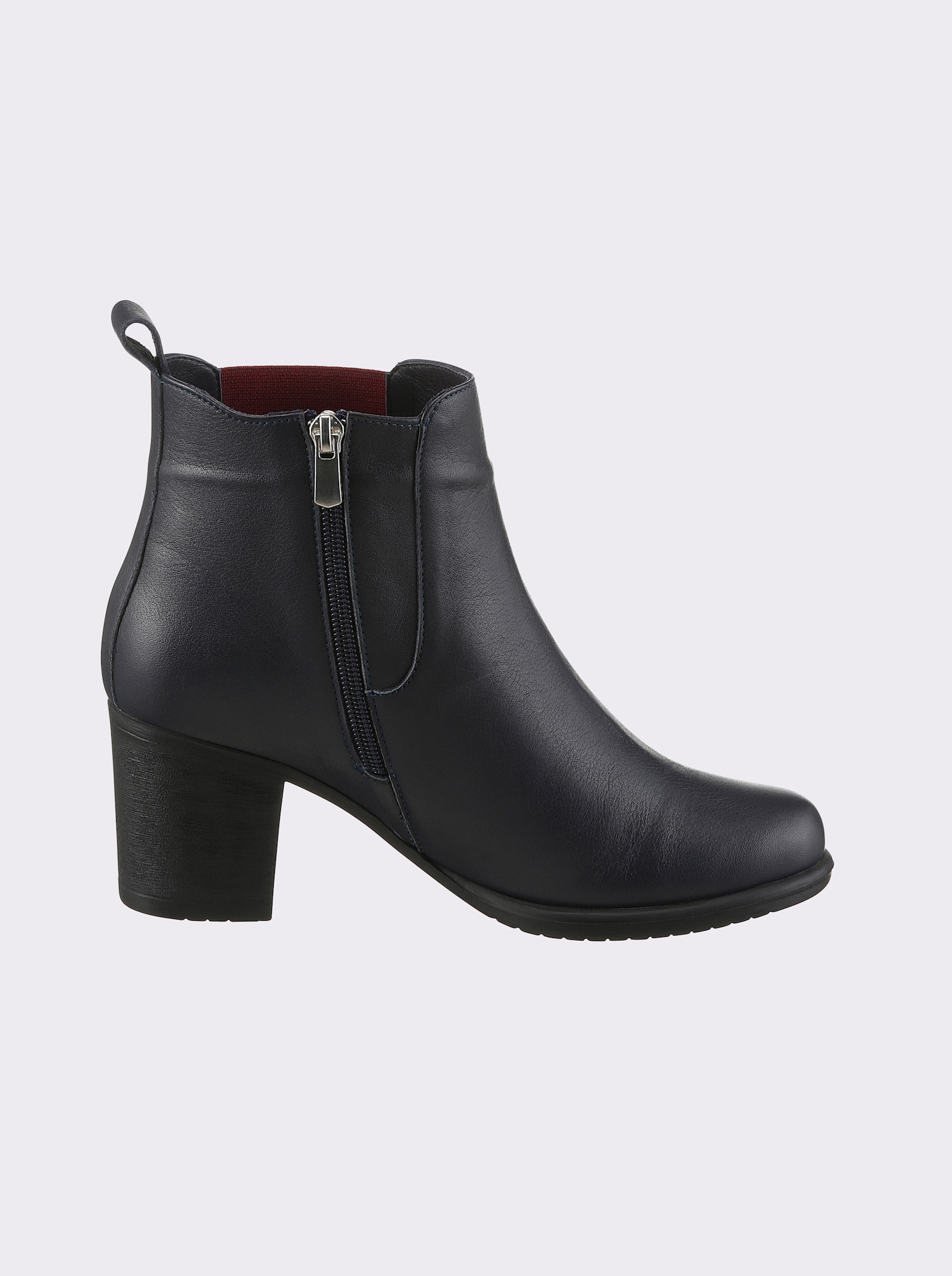 heine Stiefelette - marine-bordeaux