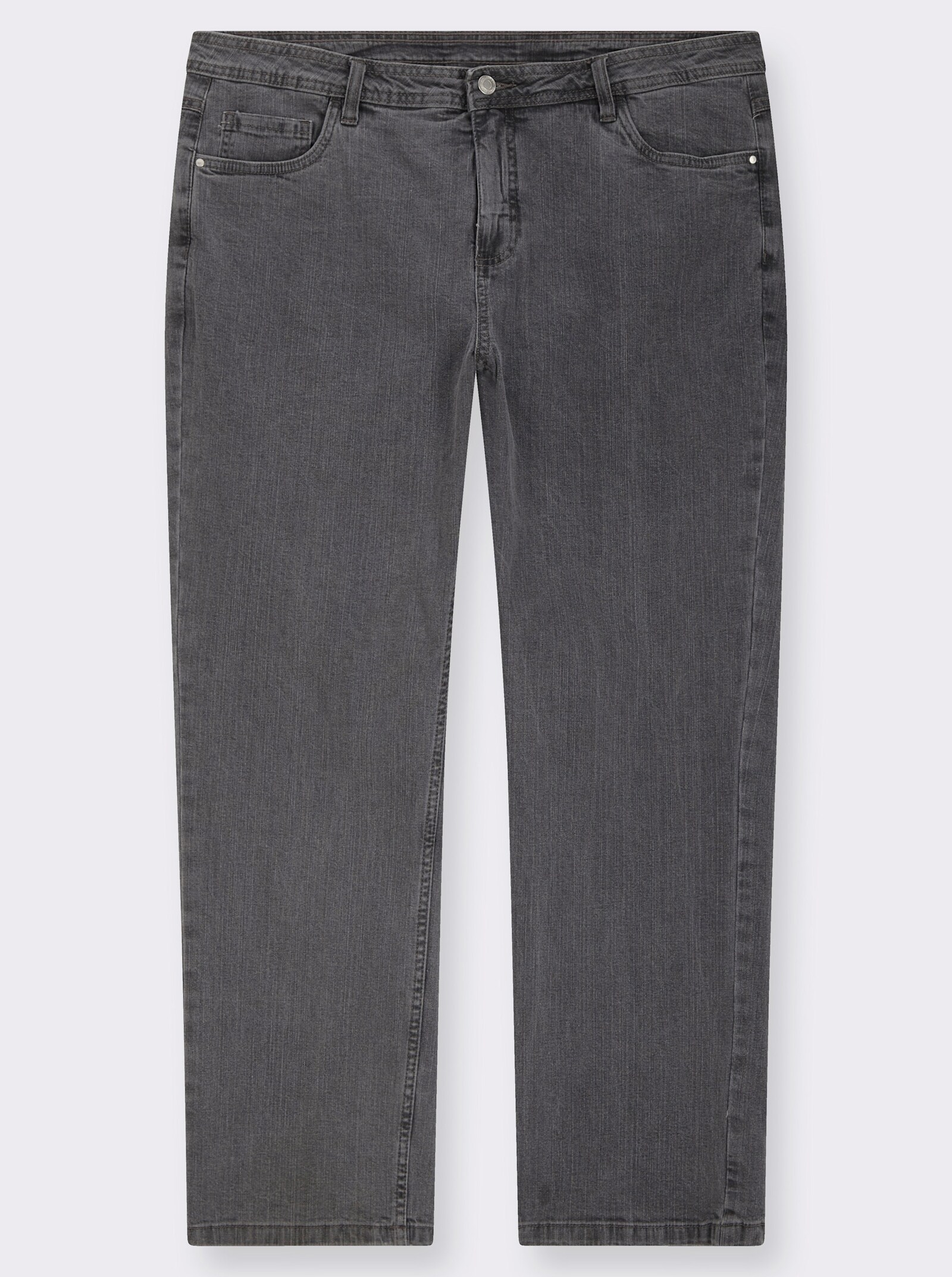 5-Pocket-Jeans mit lässig weiten Beinen - grey-denim