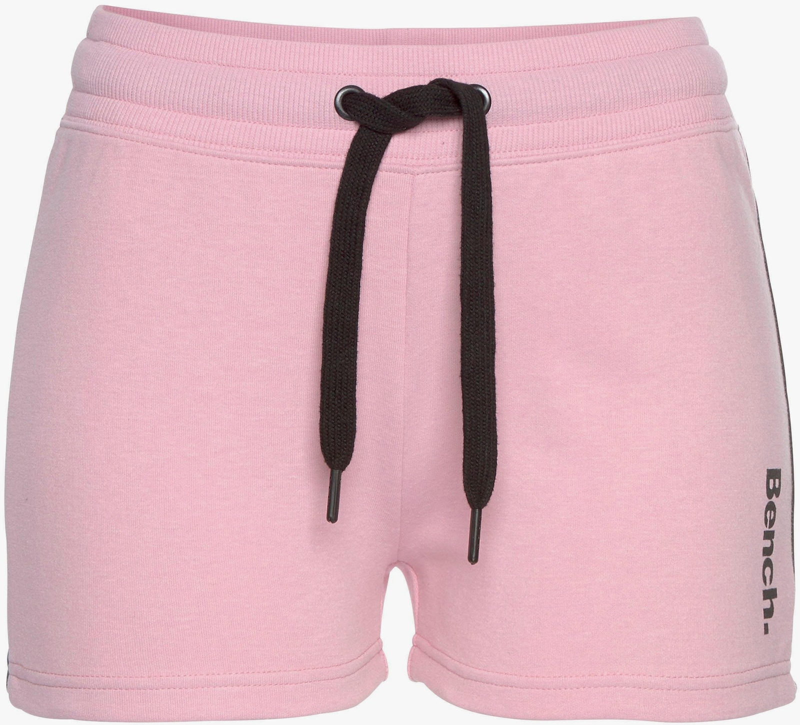 Bench. Loungewear Relaxshorts - rosa-schwarz