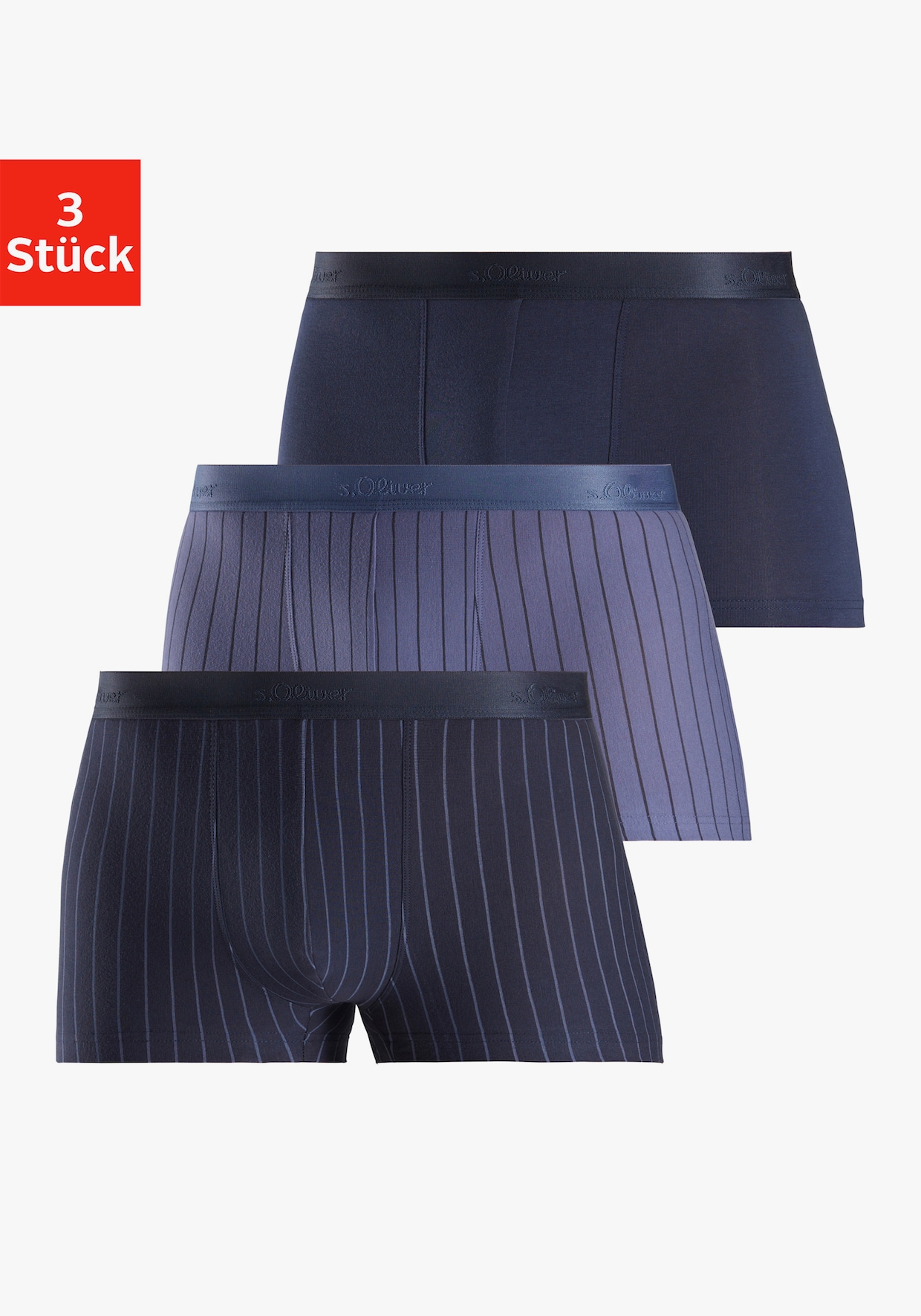 s.Oliver Boxer - navy-gestreift / blau-gestreift / navy-uni