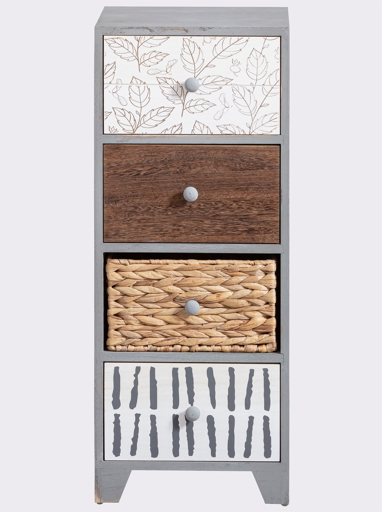 heine home Kommode - grau-braun