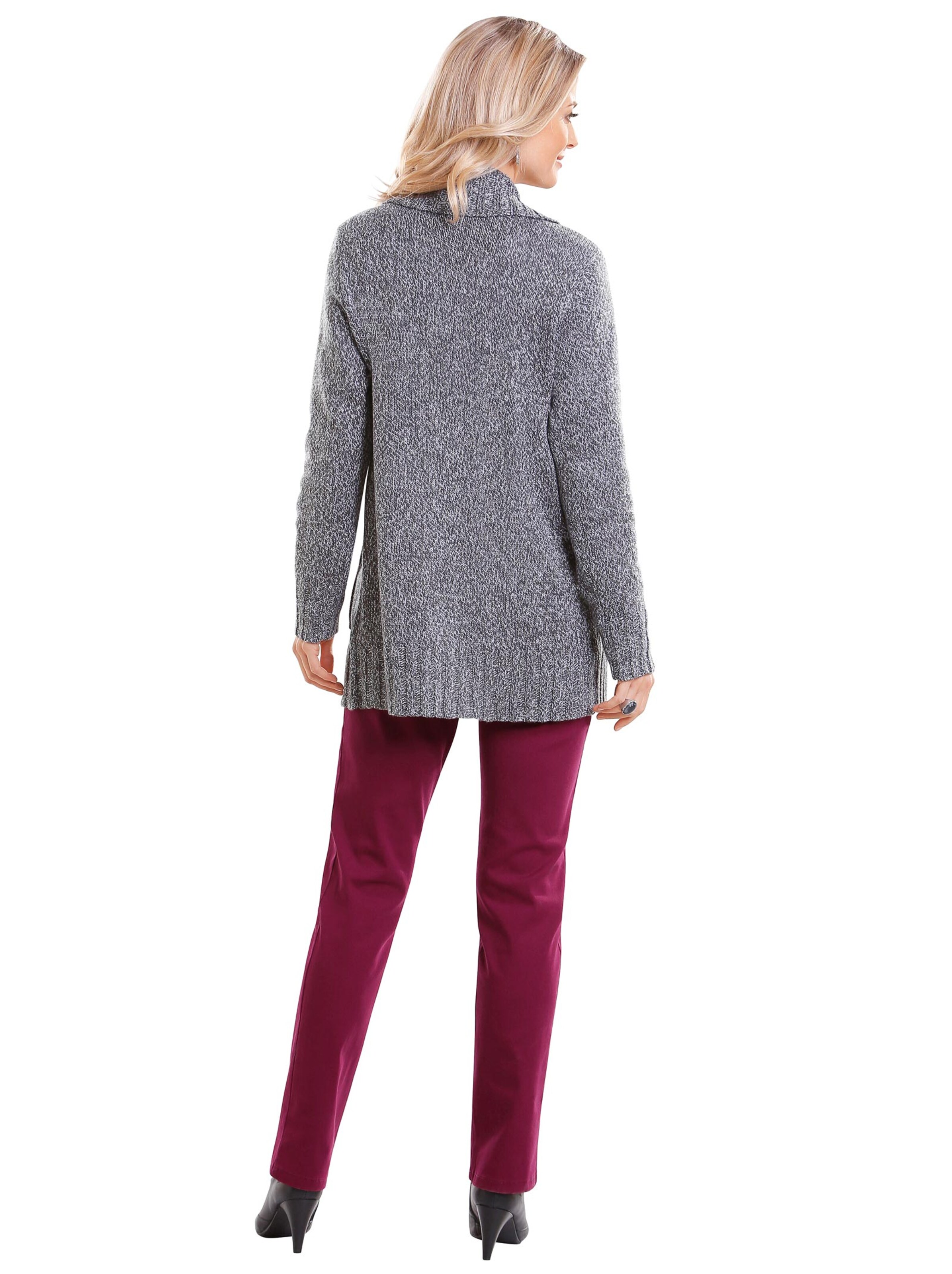 Stretch-Hose - weinrot