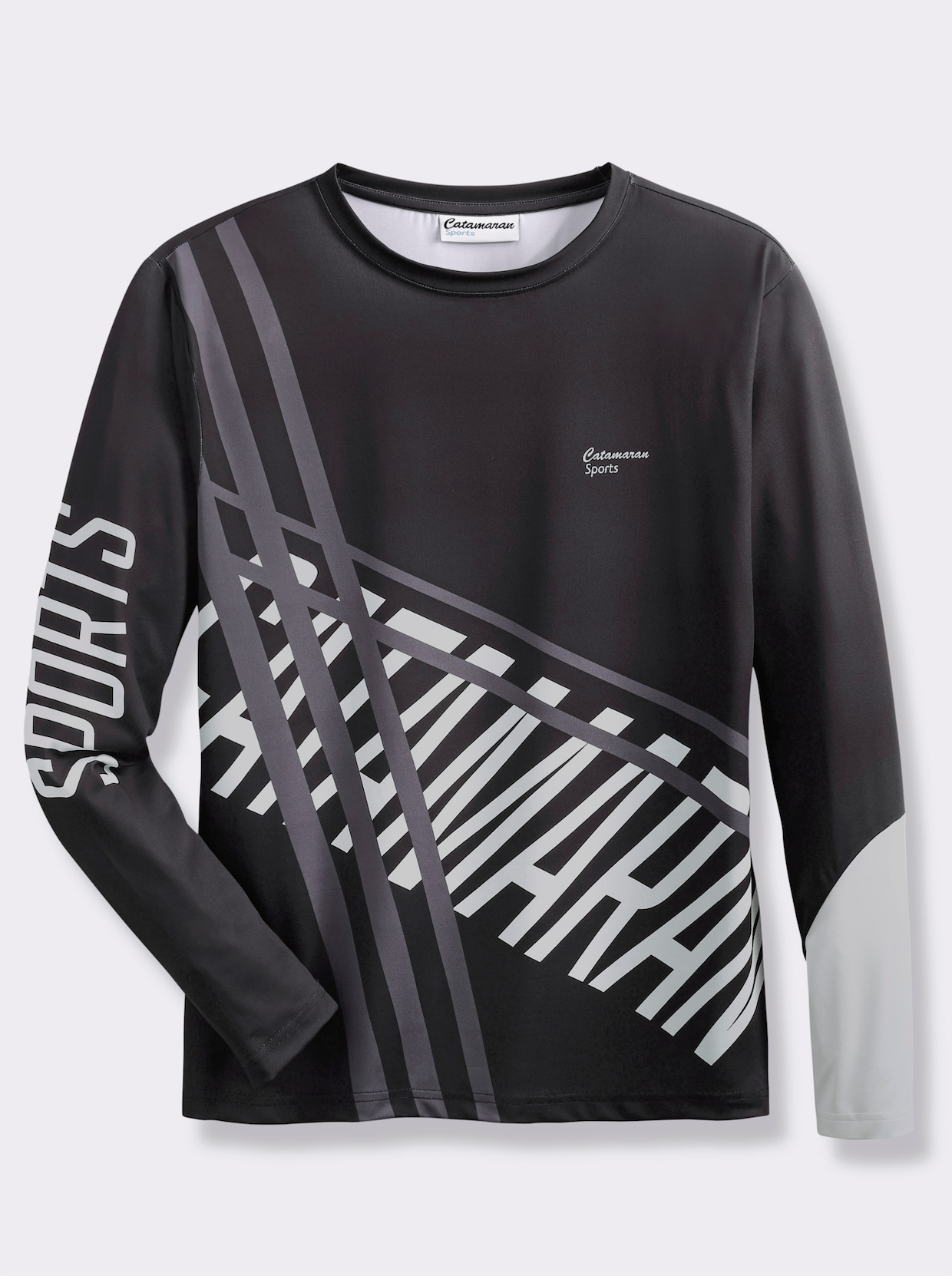 Catamaran Sports Funktionsshirt - schwarz-bedruckt