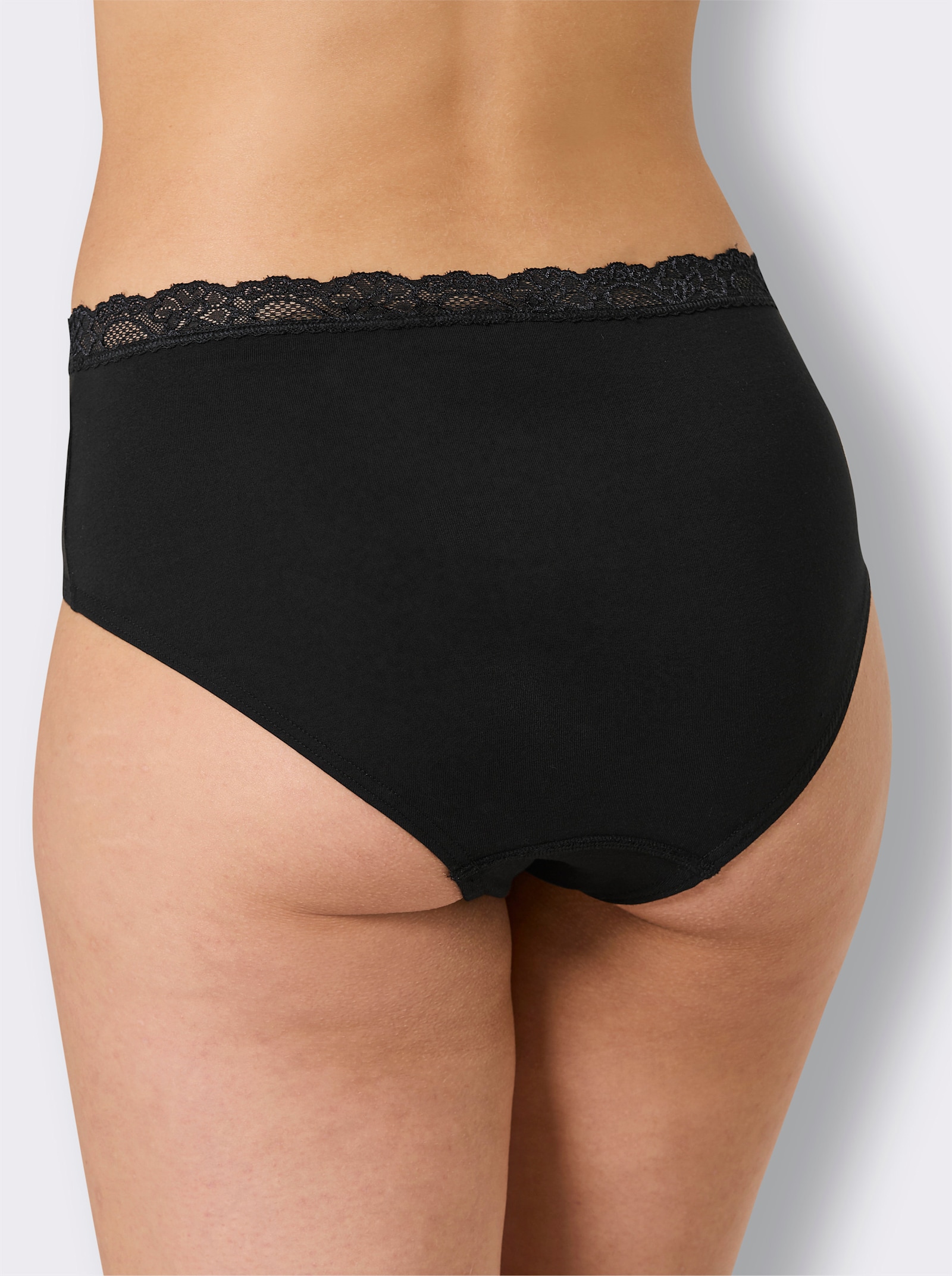 wäschepur Hüftslip - schwarz