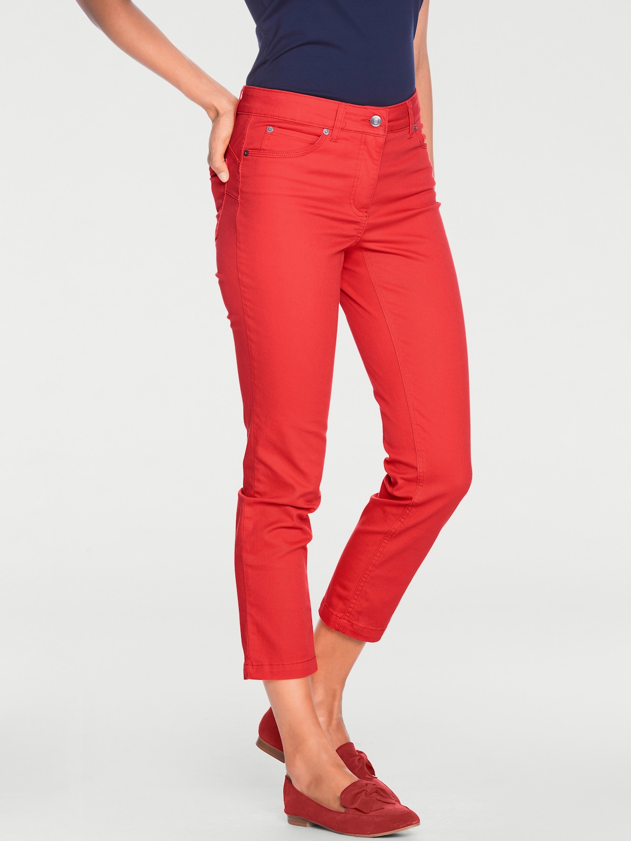 heine Jeans effet ventre plat - hibiscus