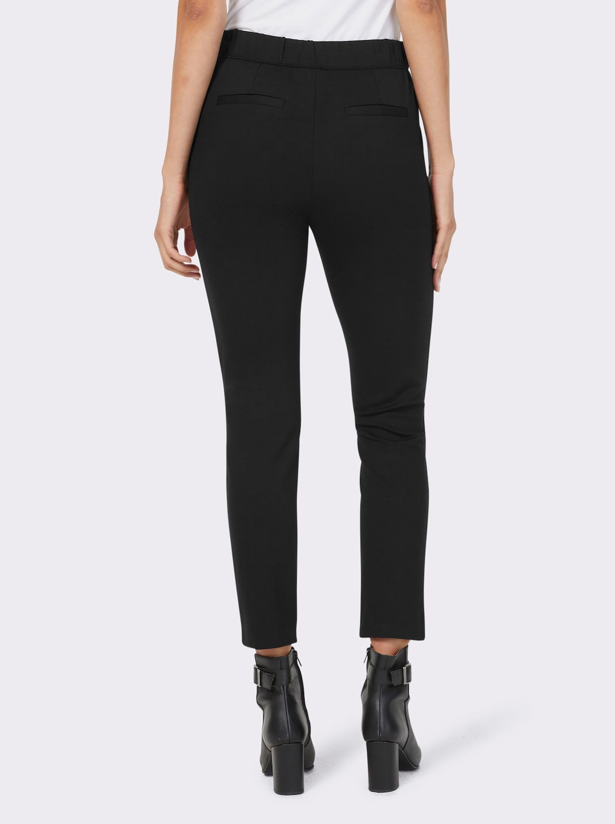 heine comfortbroek - zwart