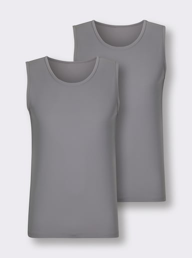 wäschepur men Shirt - steingrau