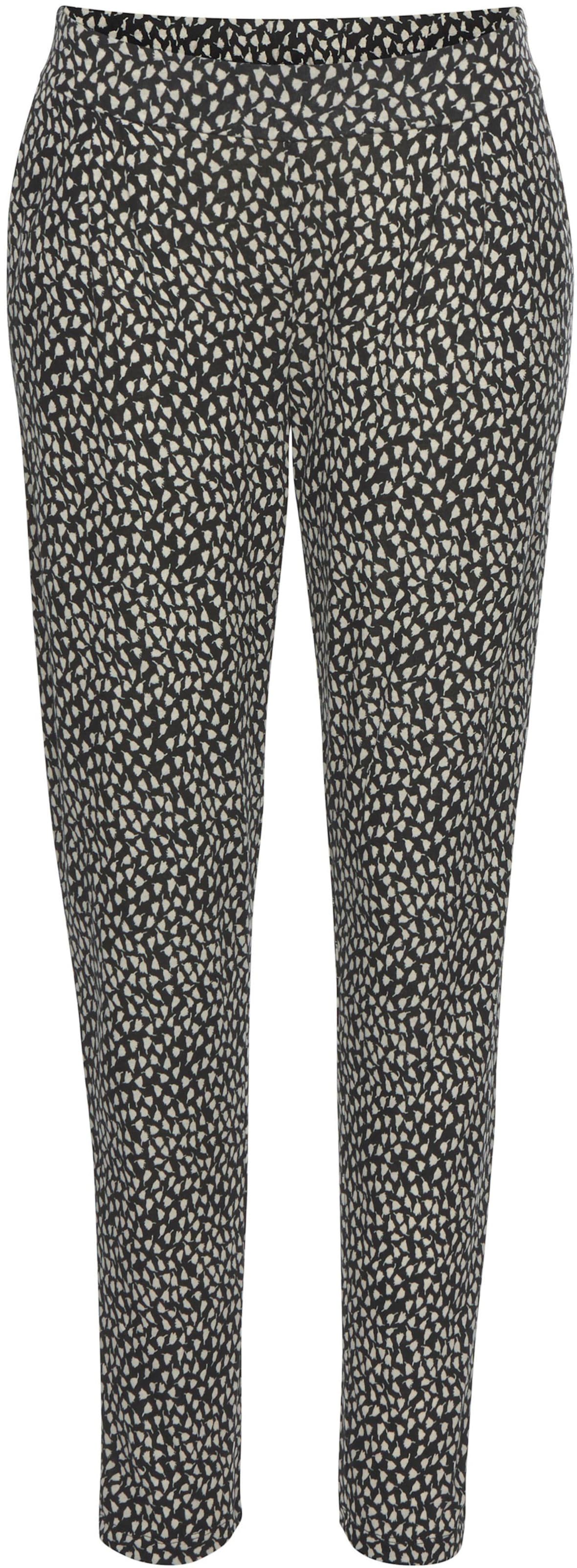 Witt Weiden Damen Strandhose schwarz creme bedruckt  - Onlineshop Witt Weiden
