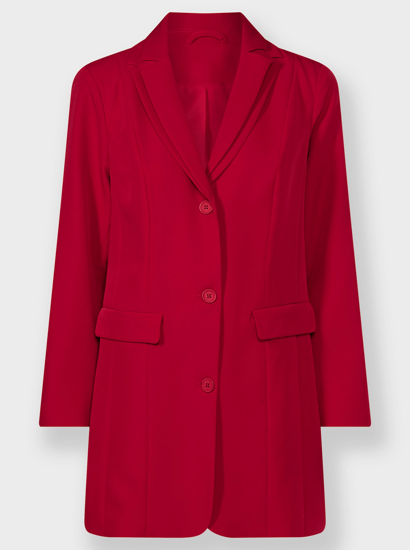 heine Longblazer mit doppeltem Revers - rot