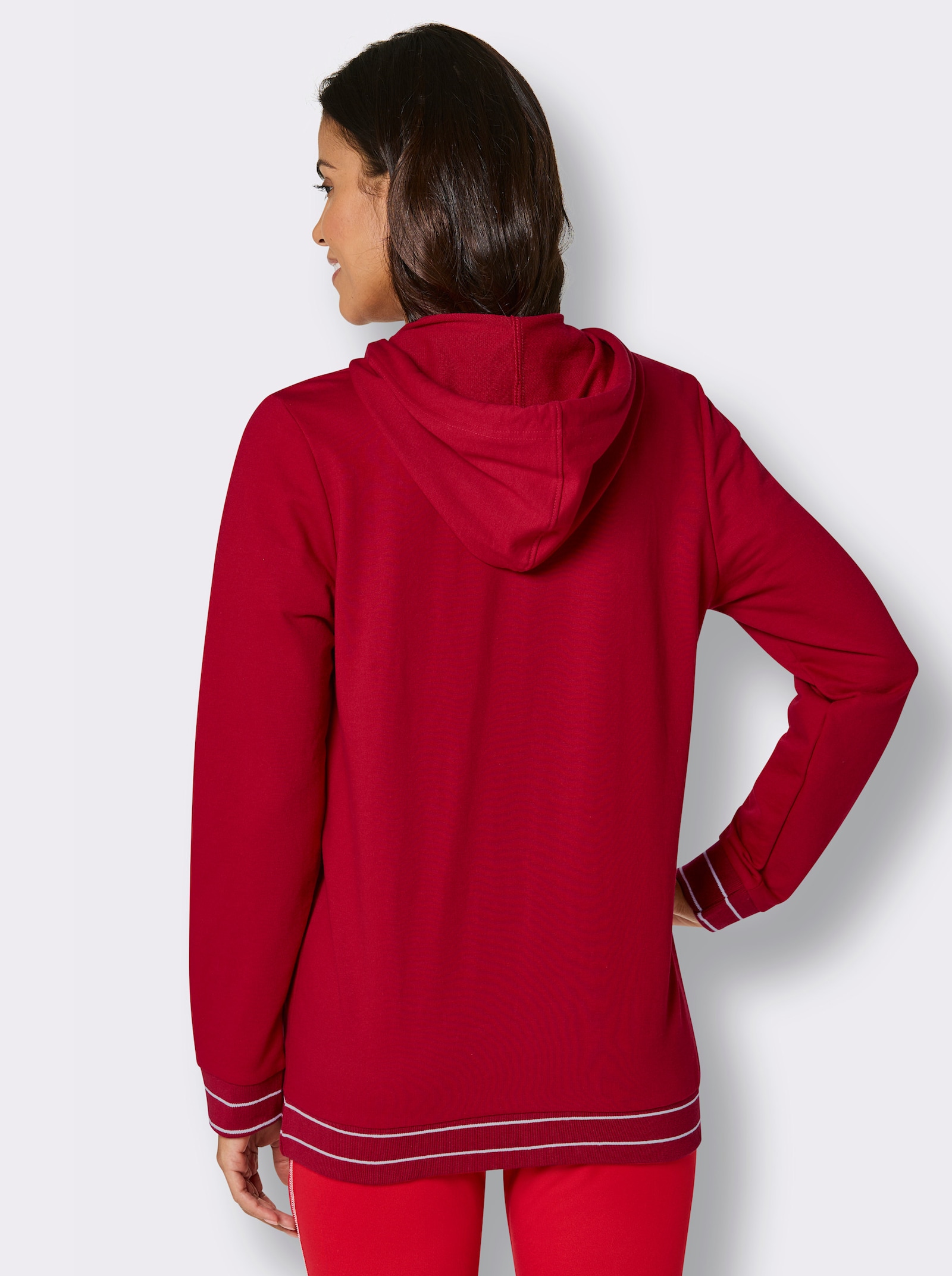 Catamaran Sports Sweatjacke mit Kapuze - rot