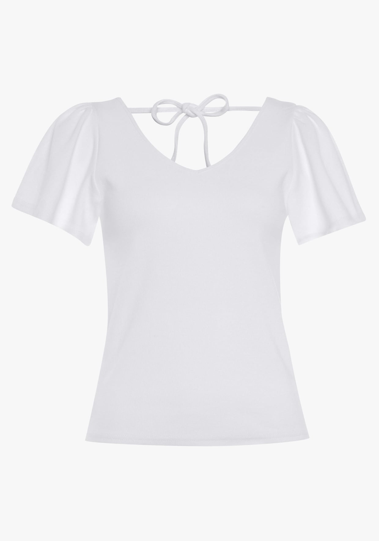 Vivance Shirt met V-hals - wit