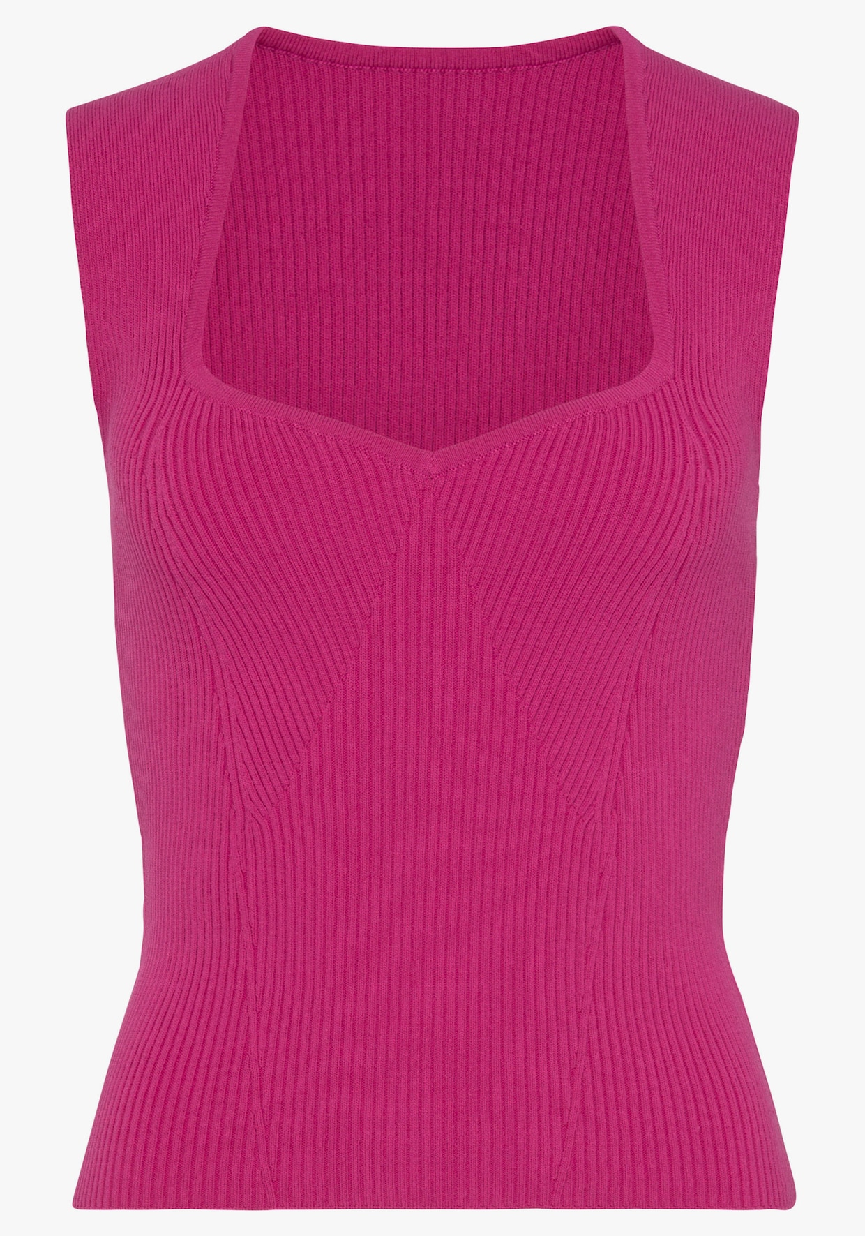 LASCANA Débardeur en tricot - fuchsia