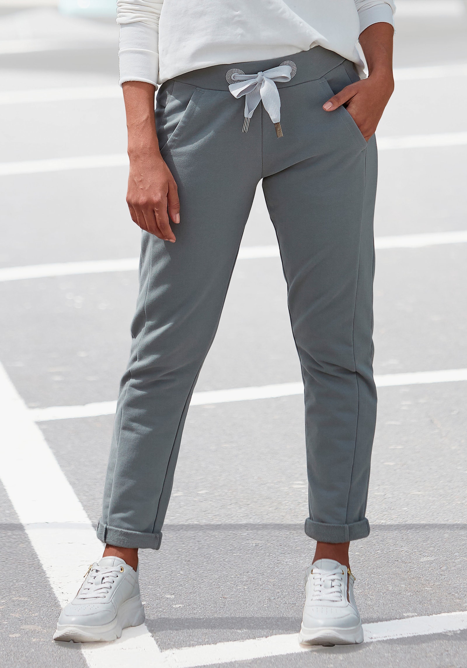 Elbsand Sweatbroek - groen