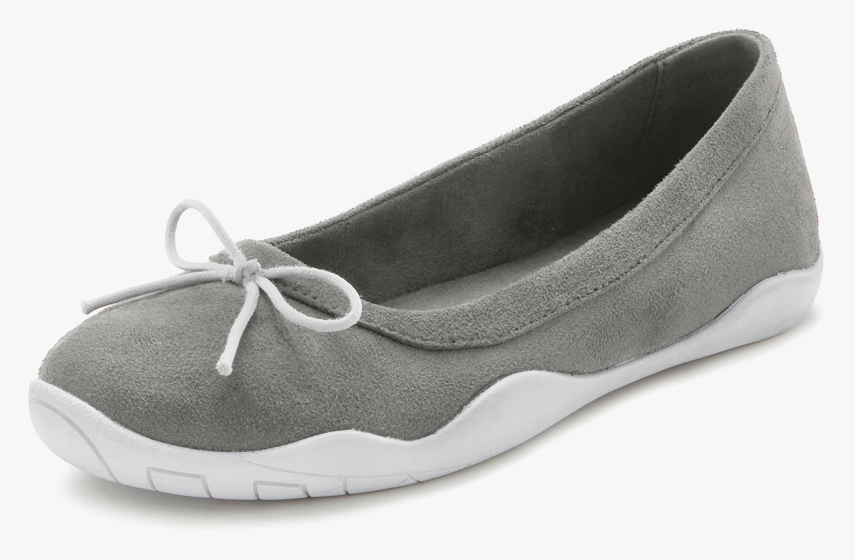 LASCANA Ballerines - gris clair