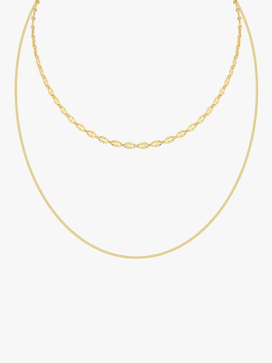 Collier - Silber vergoldet 925