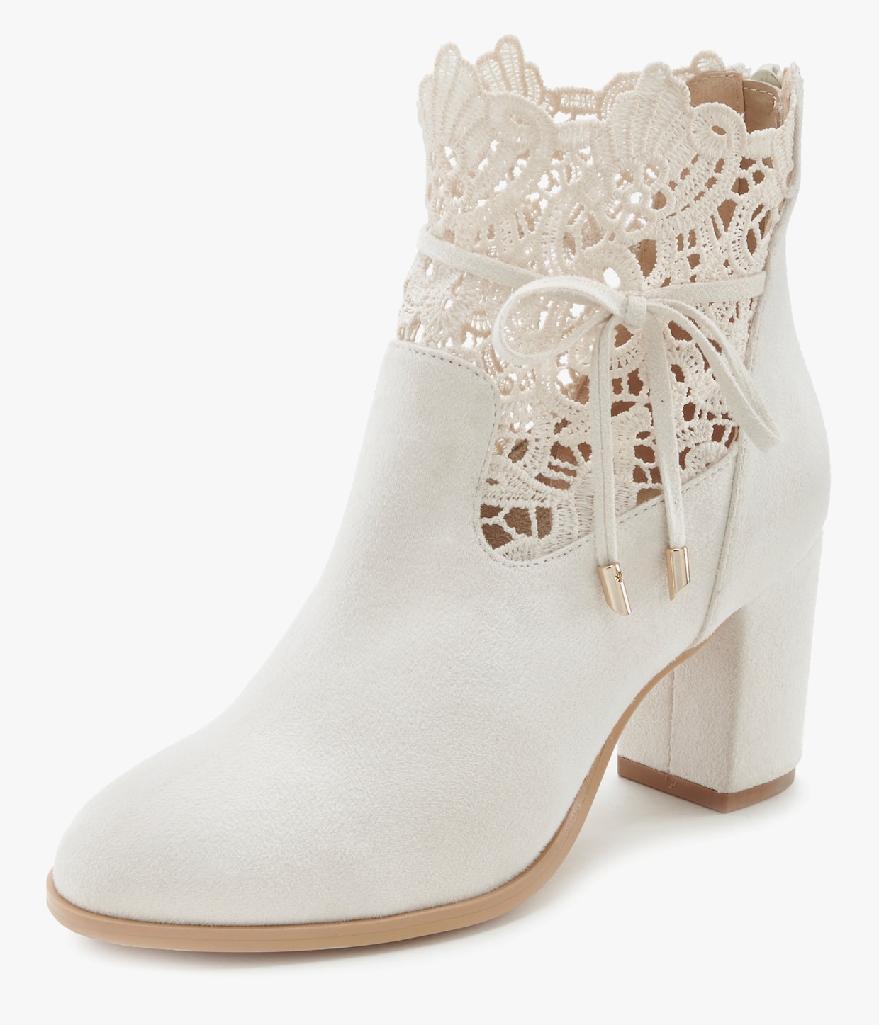 LASCANA bottines à talon haut - beige