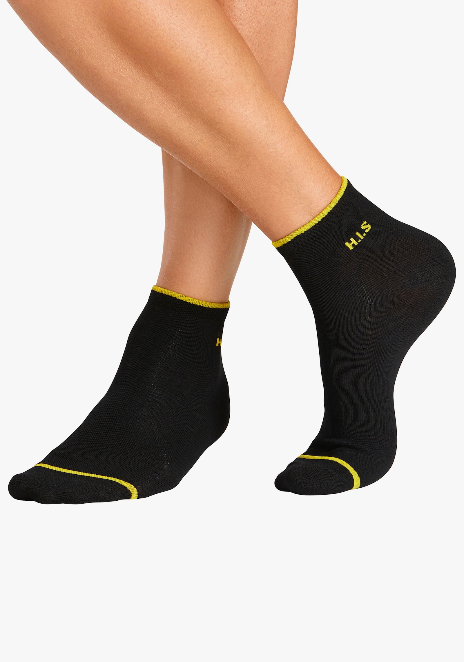 H.I.S Kurzsocken - 7x schwarz
