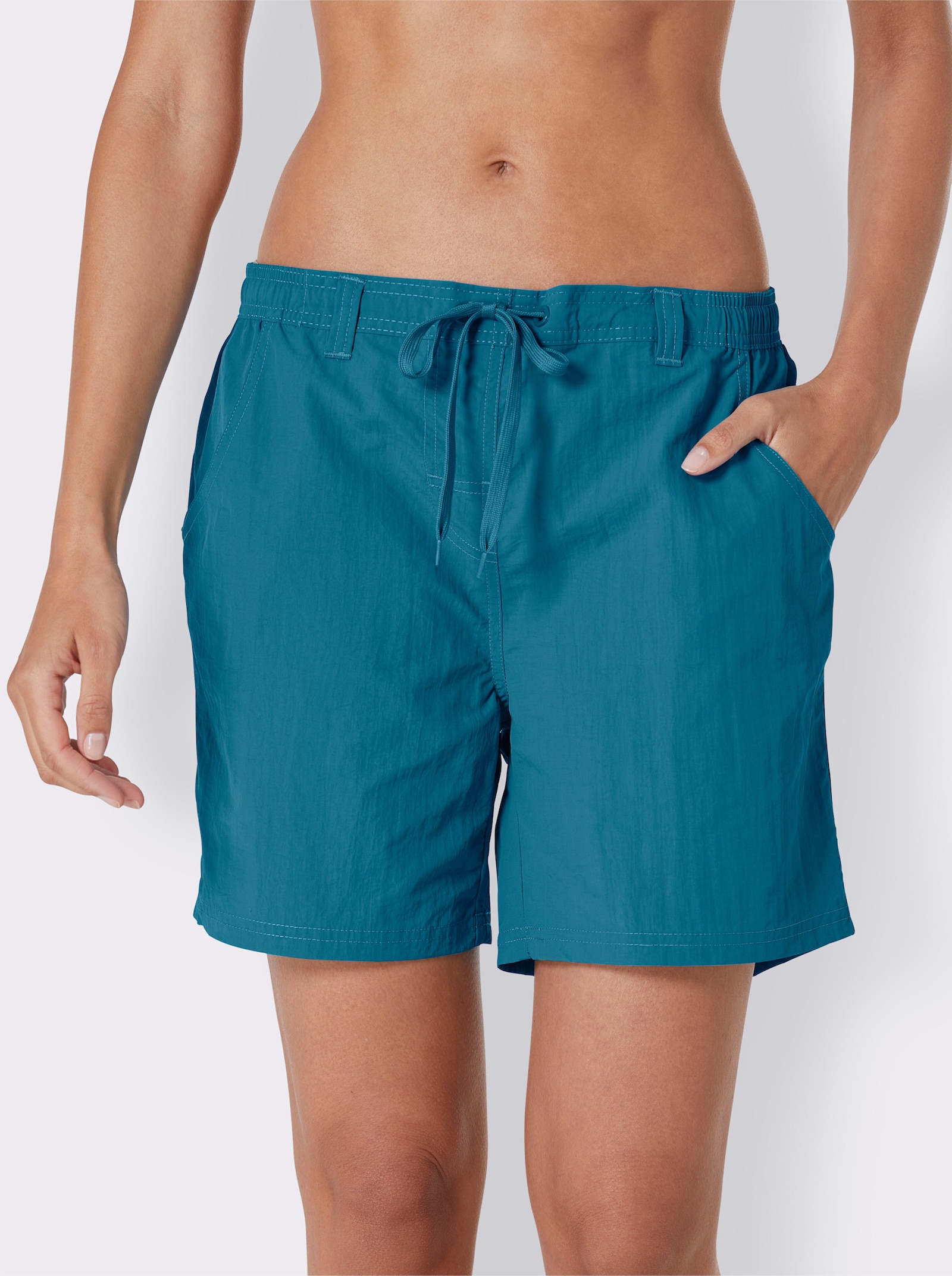 feel good Badeshorts mit Netzverarbeitung innen - topas