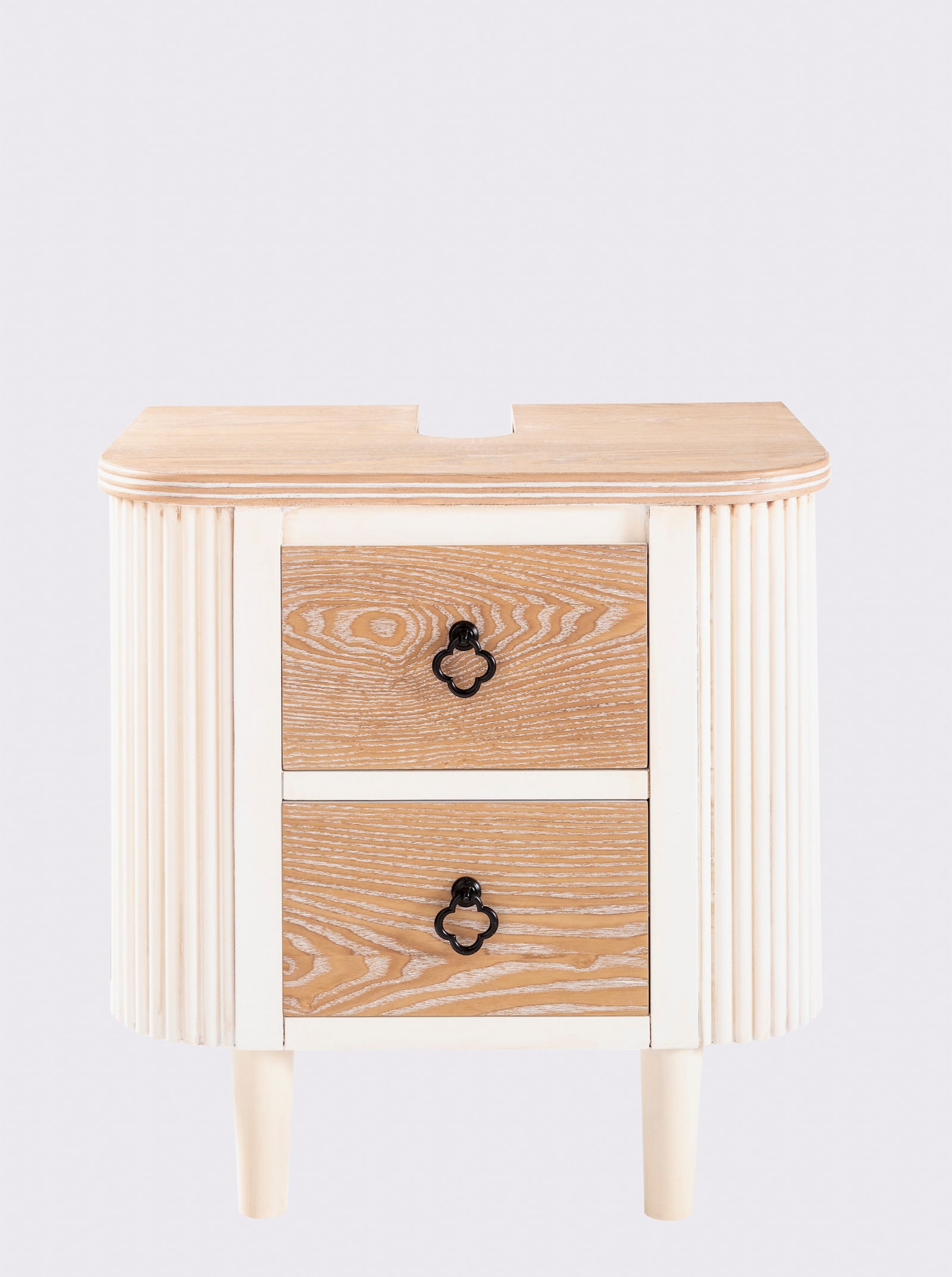 heine home Wastafelonderkast - wit/naturel