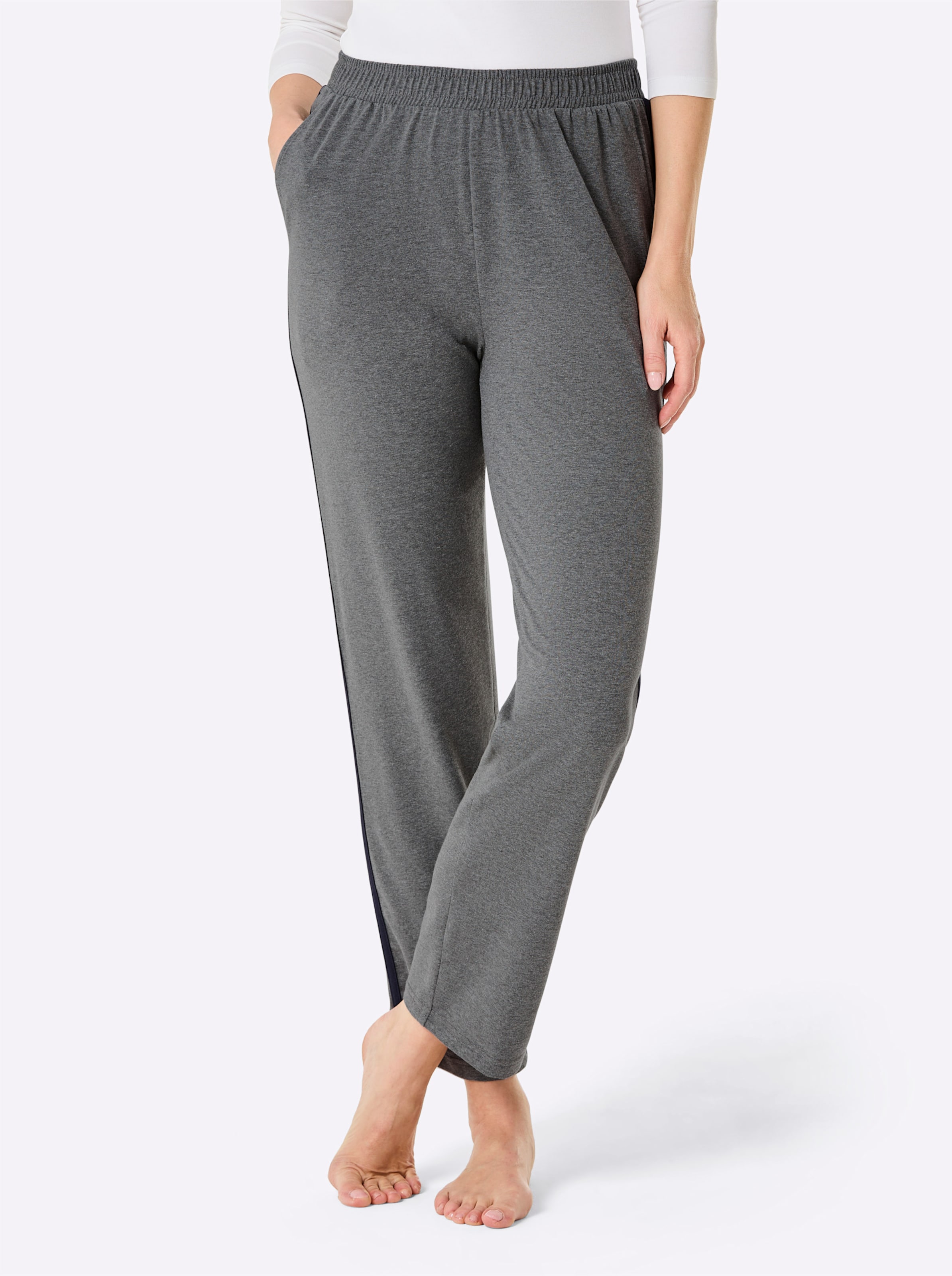 Feel Good Damen Hosen Marine + Anthrazit-Meliert, Größe 36/38 - Bild 2