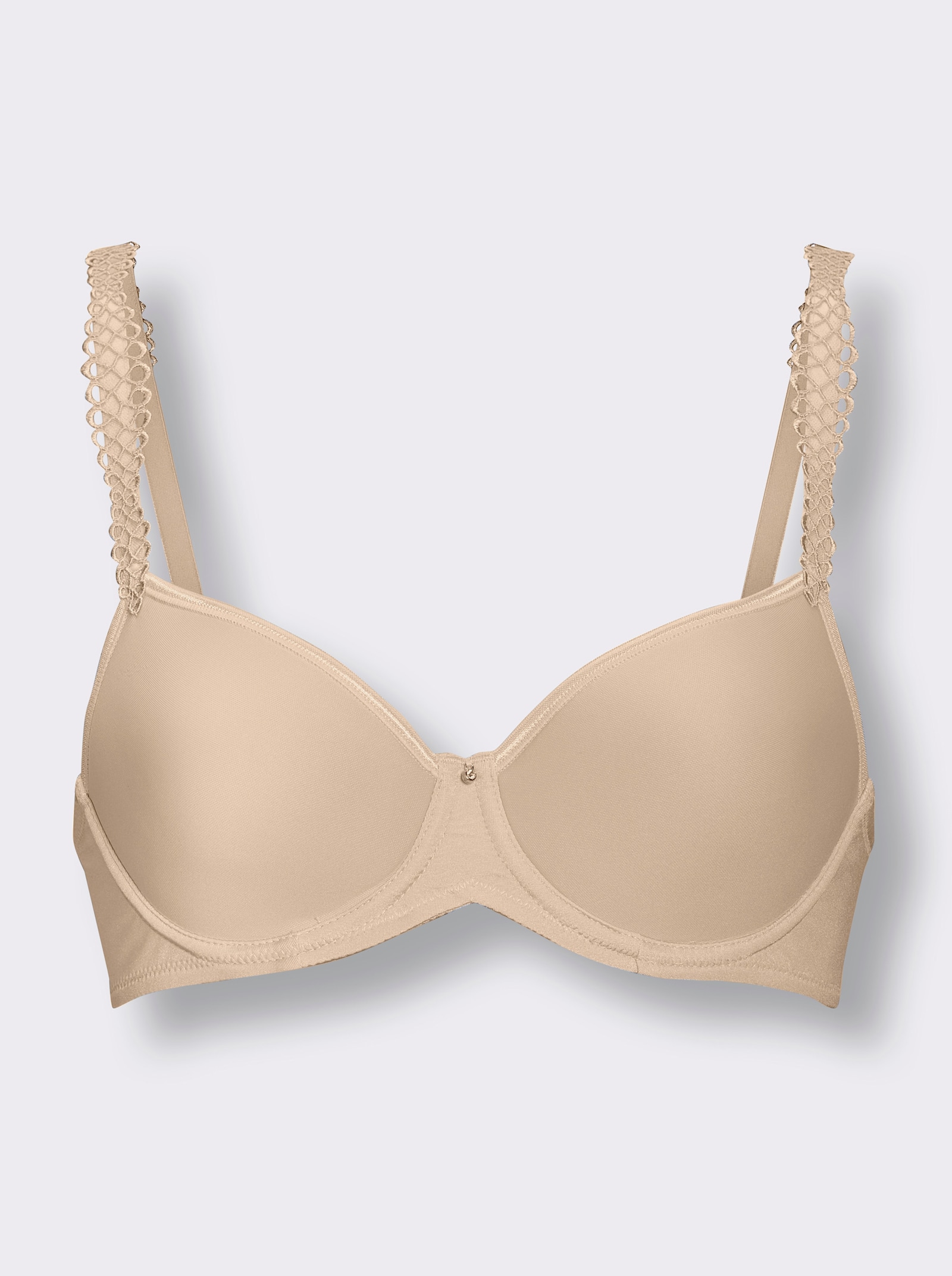 Viania T-Shirt-BH mit Bügel , aus Spacer-Material - camel