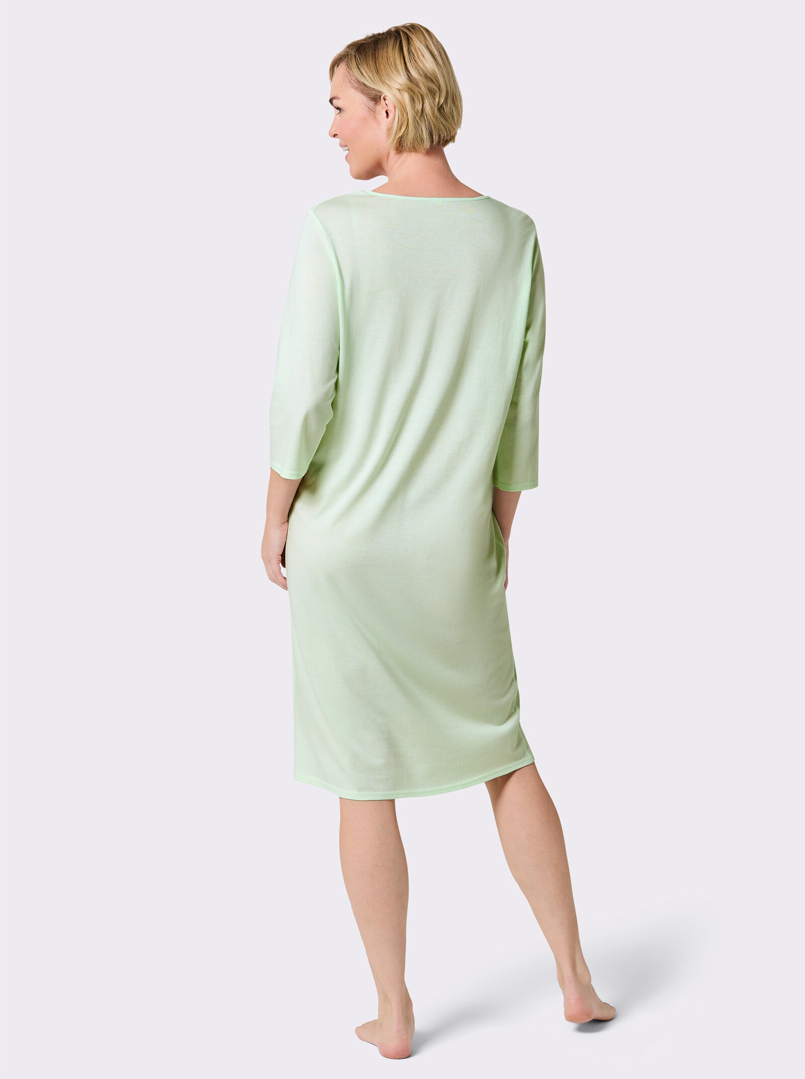 wäschepur Nachthemd mit Spitze - lindgrün