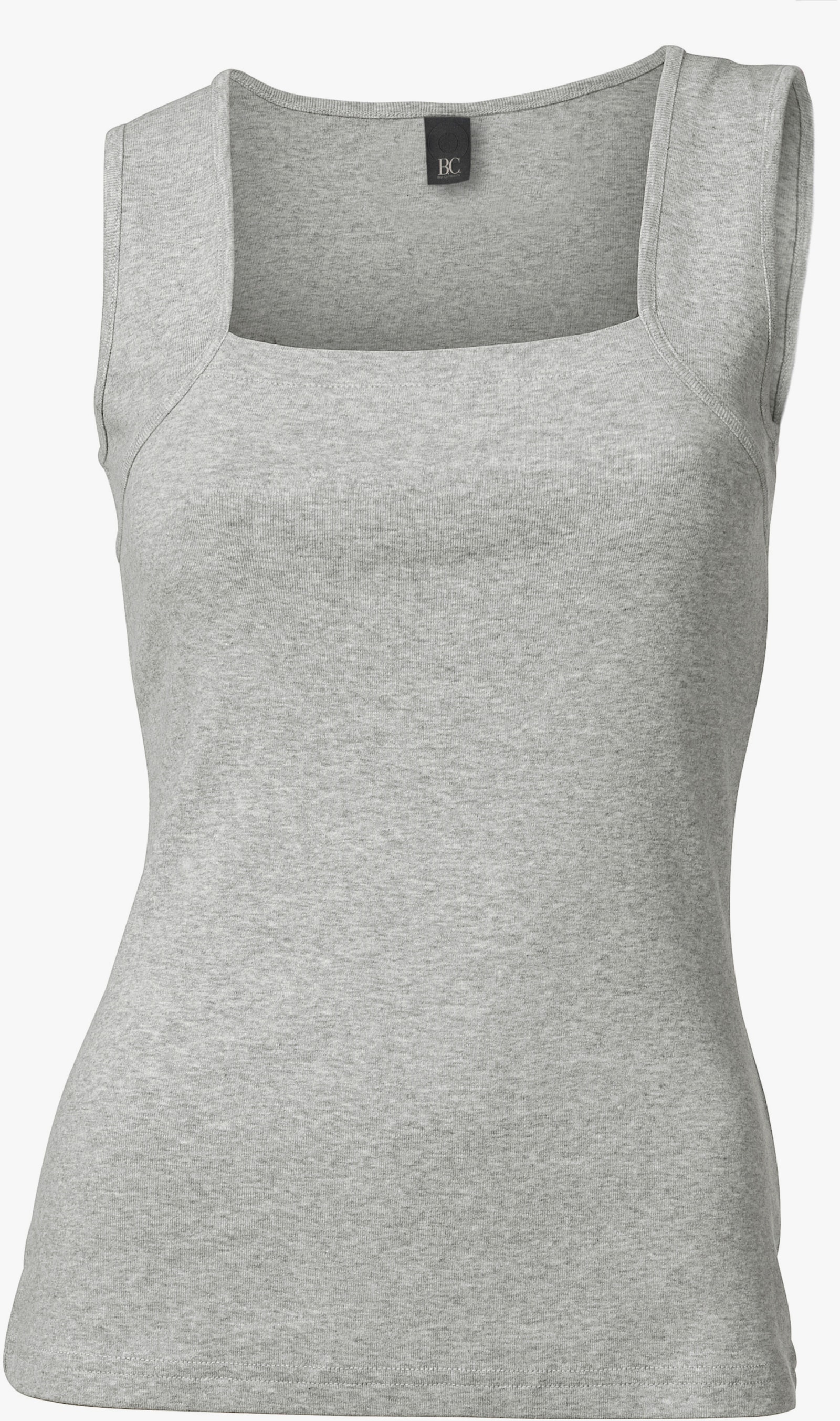 heine Linne med fyrkantig ringning - grå-melerad