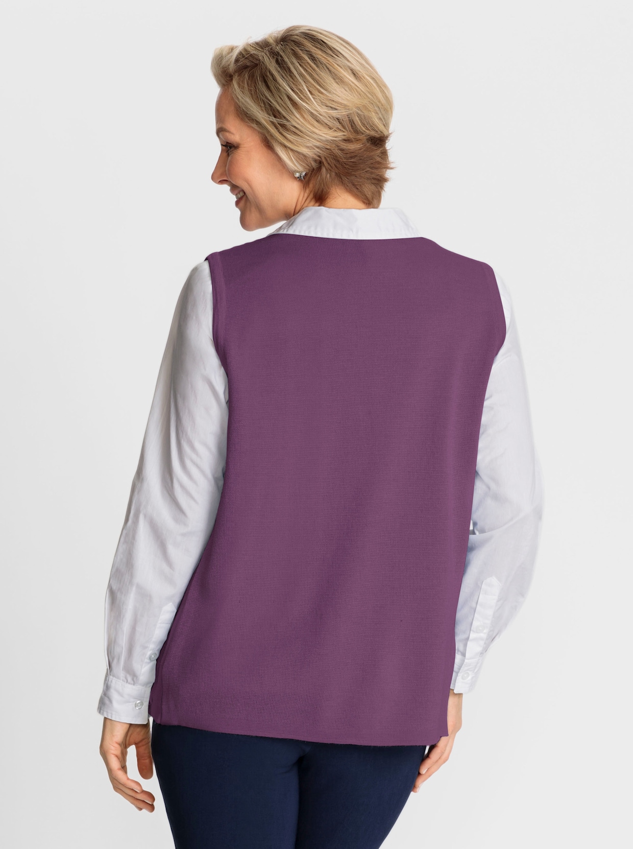 Mouwloos vest - violet